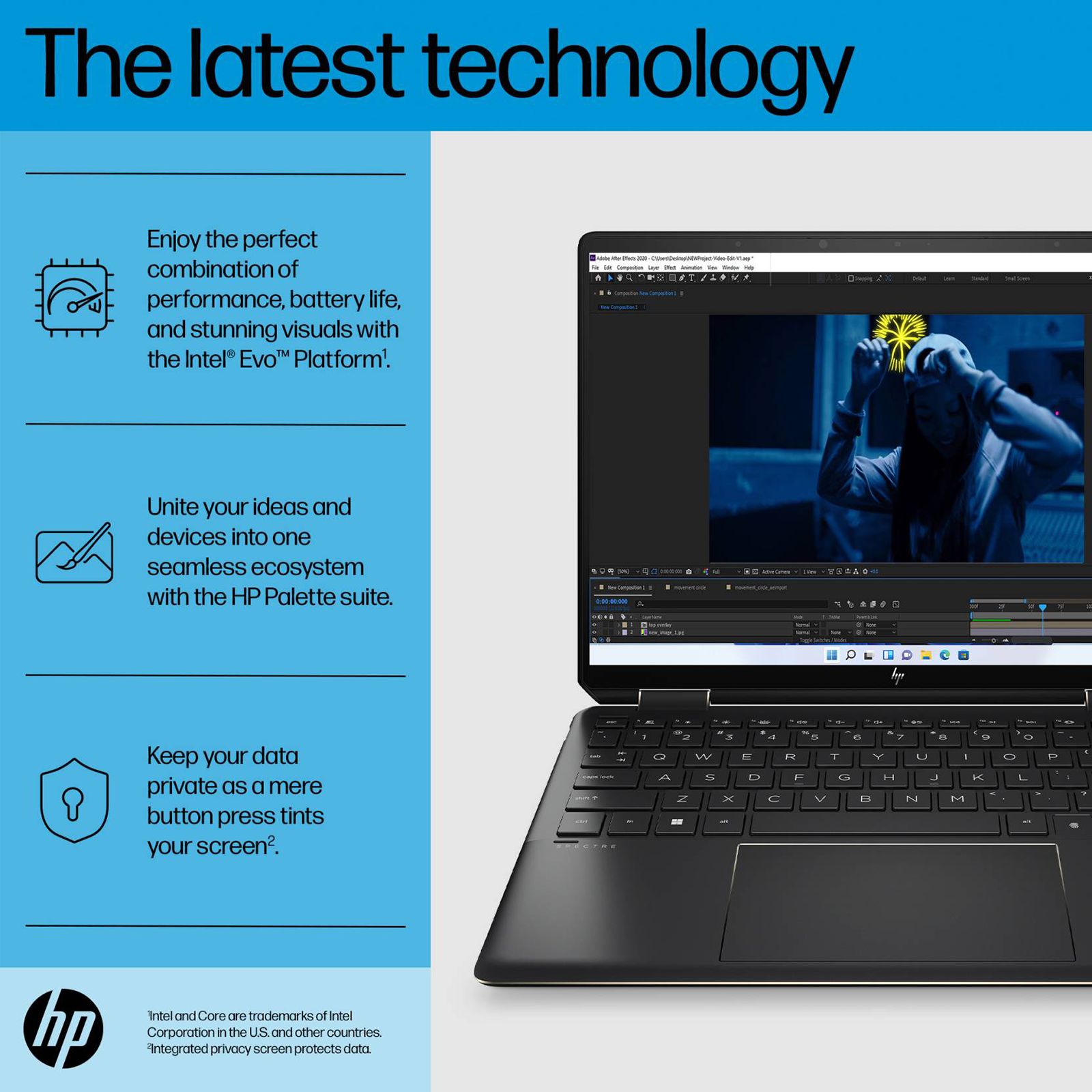 HP Spectre x360 14 Intel Core i7 13th Gen (13.5 inch, 32GB, 1TB, Windows 11, MS Office 2021, Intel Iris X, OLED Display, Nightfall Black, 7Y6U1PA)_13