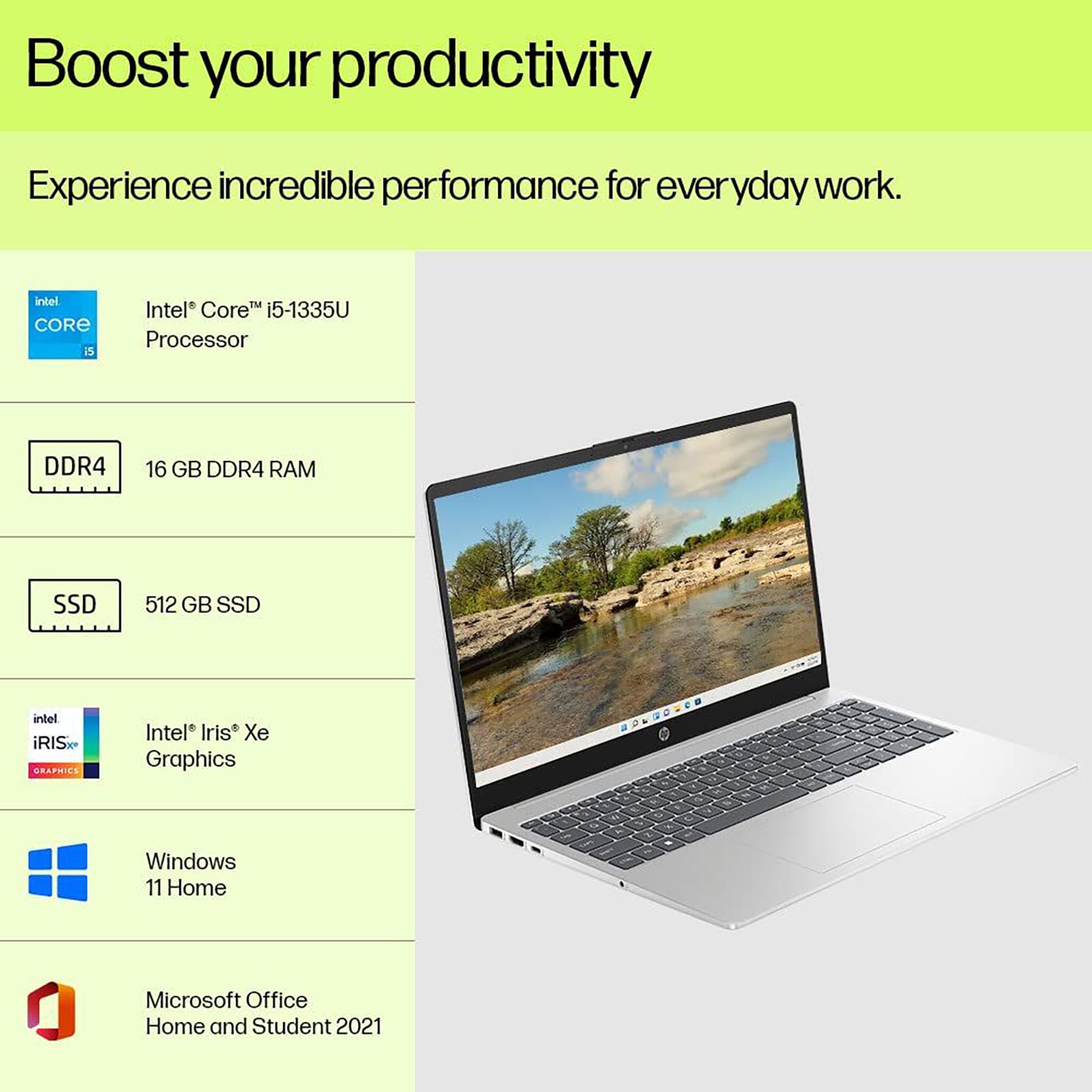 HP 15-fd0012TU Intel Core i5 13th Gen (15.6 inch, 8GB, 1TB, Windows 11 Home, MS Office 2021, Intel Iris Xe, Full HD Display, Natural Silver, 7P704PA) HP 15-fd0012TU Intel Core i5 13th Gen (15.6 inch, 8GB, 1TB, Windows 11 Home, MS Office 2021, Intel Iris Xe, Full HD Display, Natural Silver, 7P704PA)_12