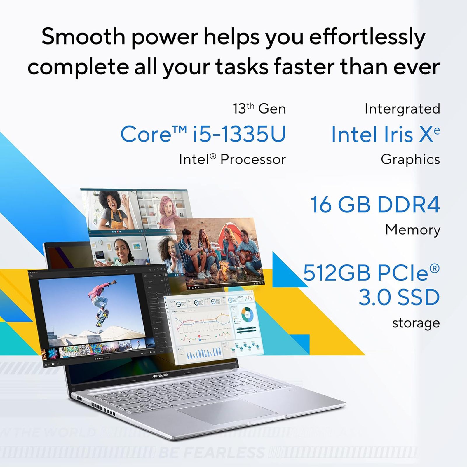 ASUS Vivobook 16 Intel Core i5 13th Gen Thin and Light Laptop (16GB, 512GB SSD, Windows 11 Home, 16 inch WUXGA IPS Display, MS Office 2021, Cool Silver, 1.88 KG) ASUS Vivobook 16 Intel Core i5 13th Gen Thin and Light Laptop (16GB, 512GB SSD, Windows 11 Home, 16 inch WUXGA IPS Display, MS Office 2021, Cool Silver, 1.88 KG)_9