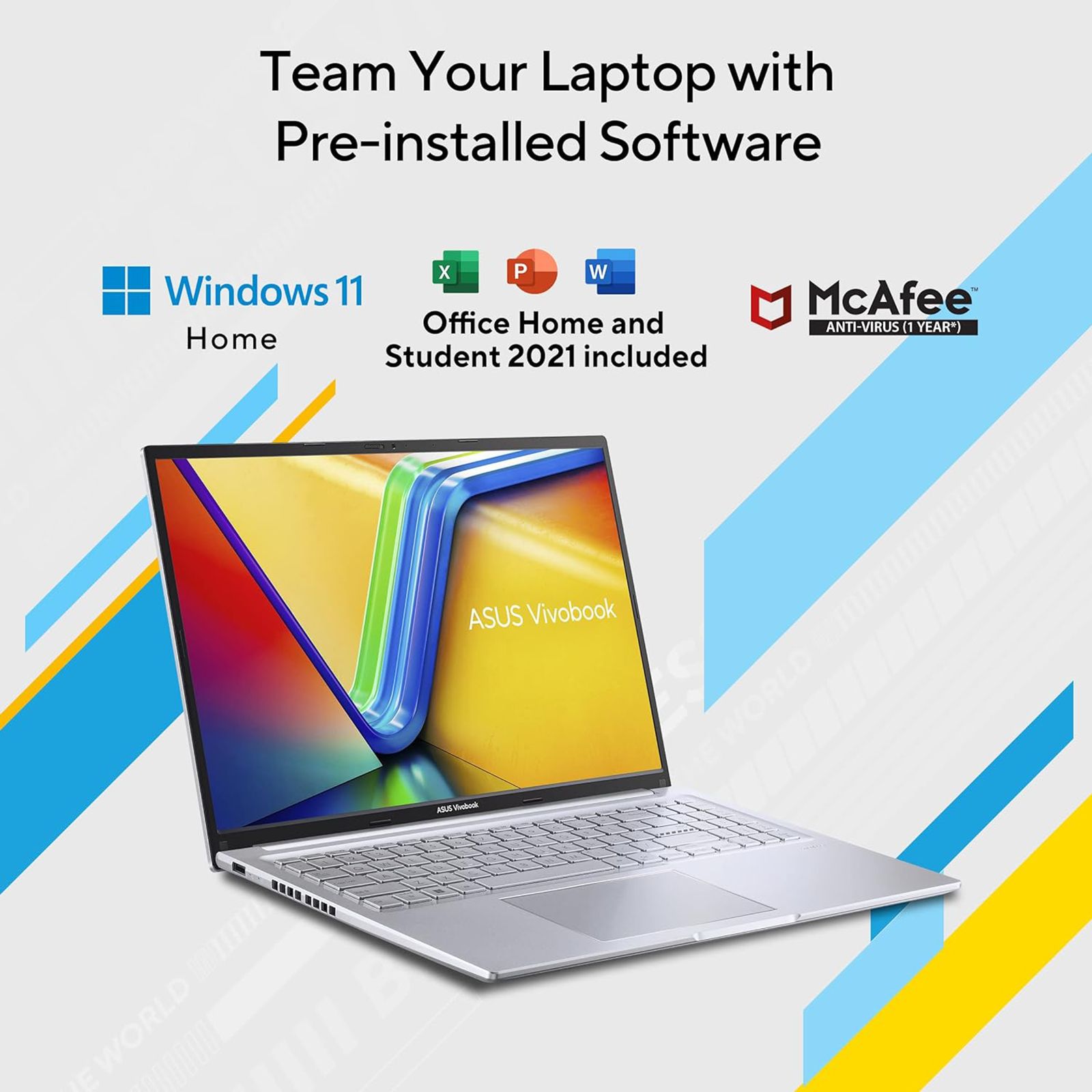 ASUS Vivobook 16 Intel Core i5 13th Gen Thin and Light Laptop (16GB, 512GB SSD, Windows 11 Home, 16 inch WUXGA IPS Display, MS Office 2021, Cool Silver, 1.88 KG) ASUS Vivobook 16 Intel Core i5 13th Gen Thin and Light Laptop (16GB, 512GB SSD, Windows 11 Home, 16 inch WUXGA IPS Display, MS Office 2021, Cool Silver, 1.88 KG)_11