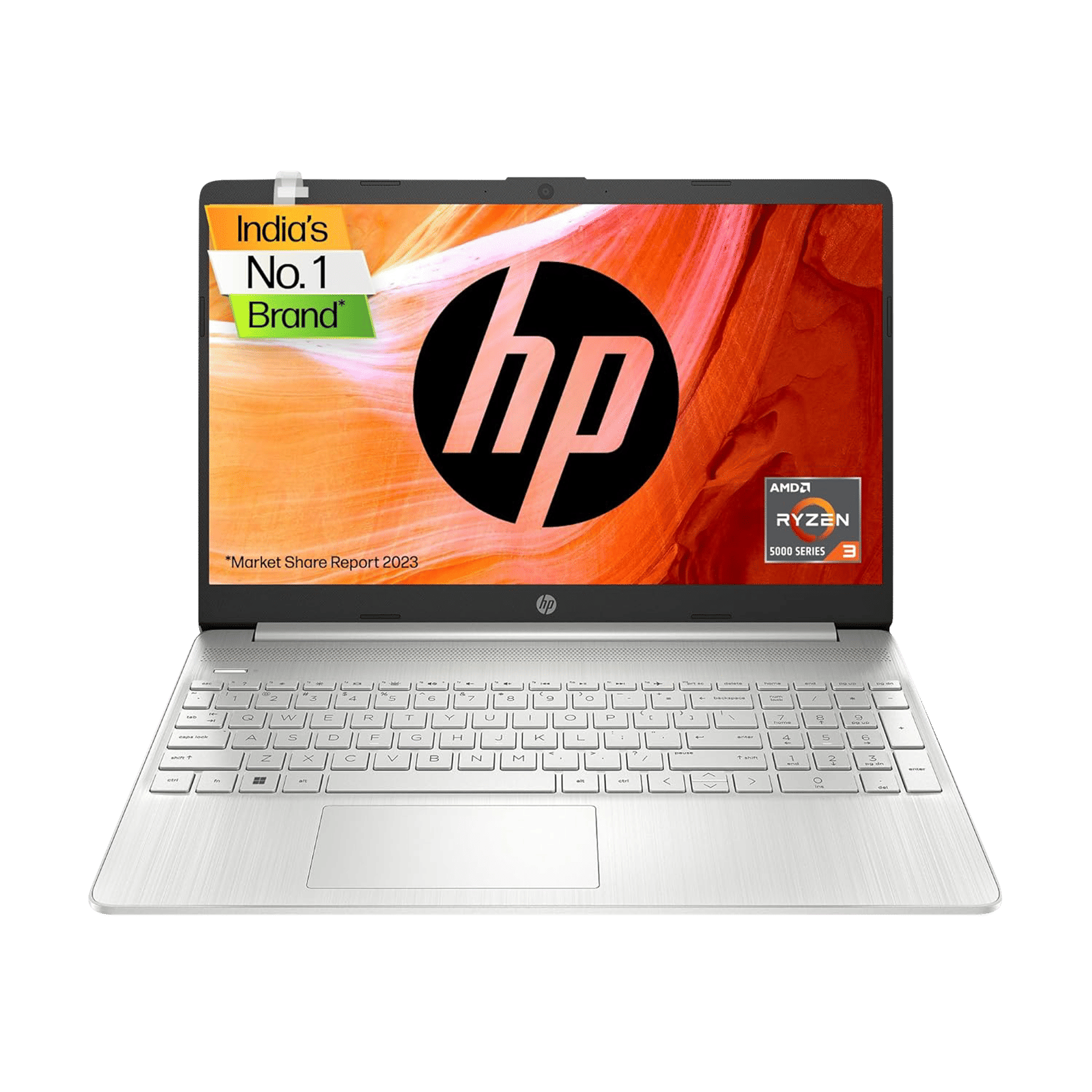 HP 15s- eq2213AU AMD Ryzen 3 (15 inch, 8GB, 512GB, Windows 11, MS Office 2021, AMD Radeon Graphics, LED Display, Natural Silver, 7G6H2PA) HP 15s- eq2213AU AMD Ryzen 3 (15 inch, 8GB, 512GB, Windows 11, MS Office 2021, AMD Radeon Graphics, LED Display, Natural Silver, 7G6H2PA)_1