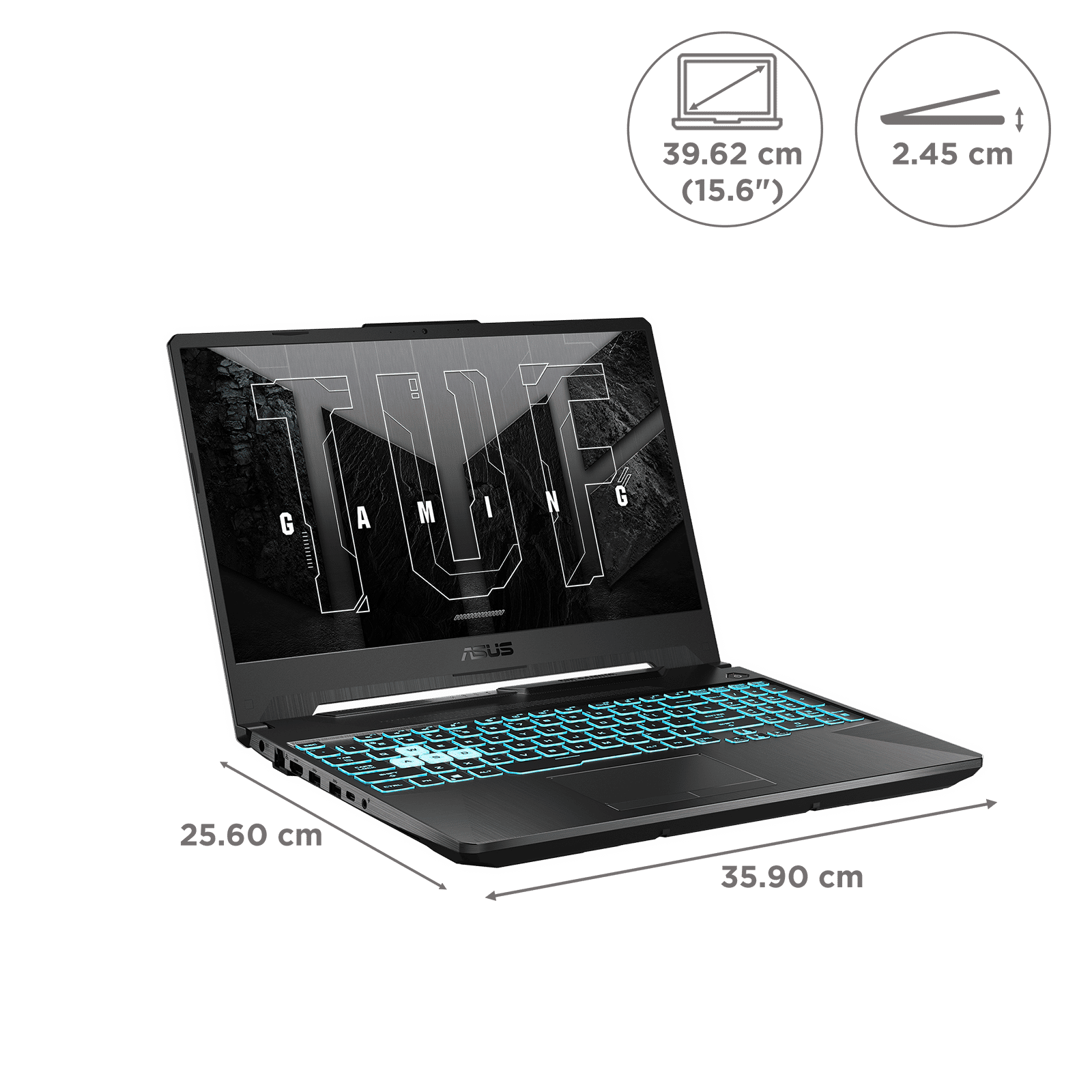 ASUS TUF Gaming F15 FX506HF-HN024WS Intel Core i5 11th Gen Gaming Laptop (8GB, 512GB SSD, Windows 11, 4GB GDDR6, 15.6 inch FHD IPS Display, MS Office 2021, Graphite Black, 2.3Kg)_2