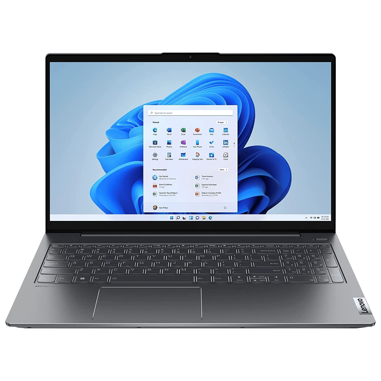 Lenovo IdeaPad Slim 5 Intel Core i5 12th Gen (15.6 inch, 16GB, 512GB, Windows 11, MS Office 2021, Intel Iris Xe, Full HD IPS Display, Storm Grey, 82SF008YIN)_1