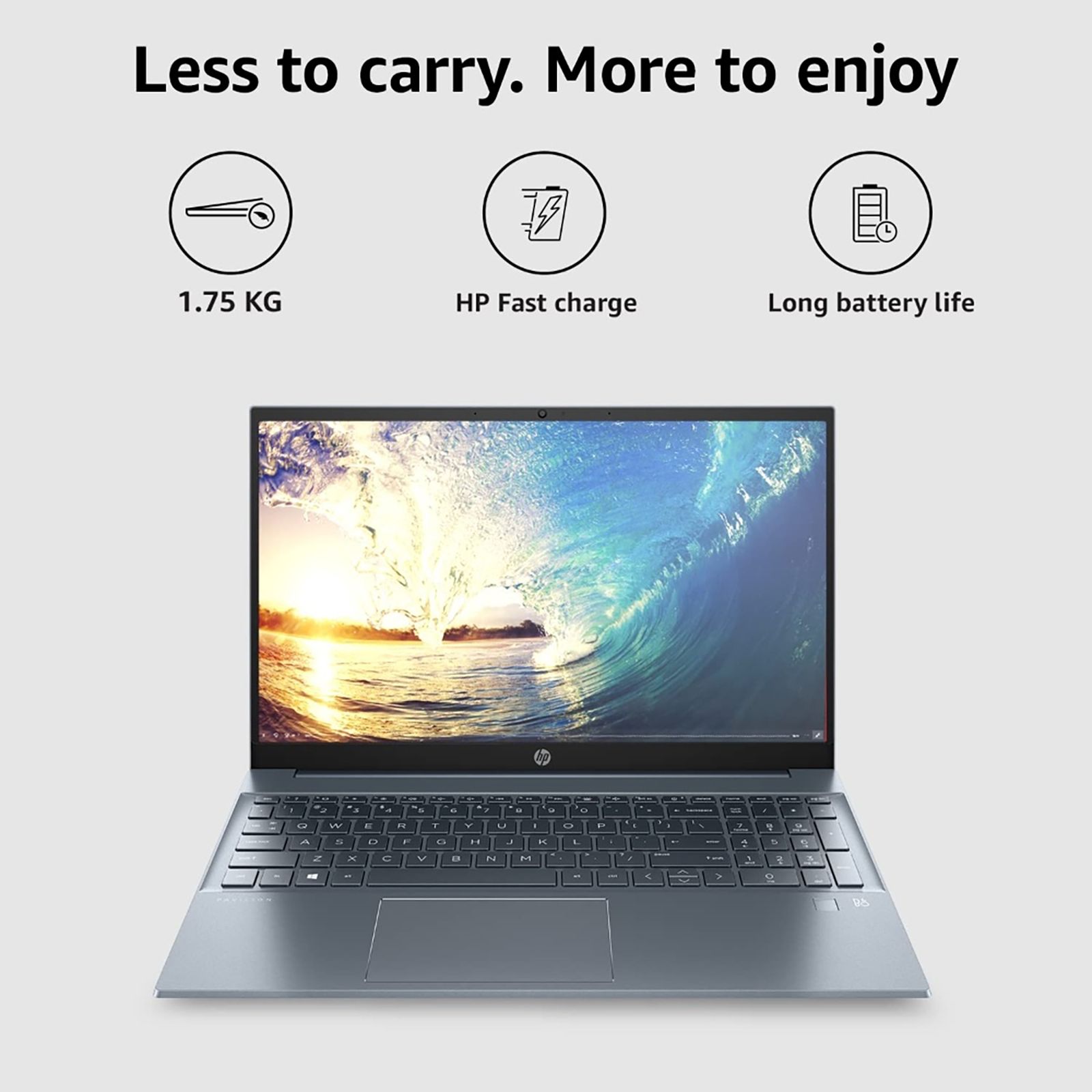 HP Pavilion 15-eg3081TU Intel Core i5 13th Gen (15.6 inch, 16GB, 512GB, Windows 11 Home, MS Office 2021, Intel Iris Xe, Full HD IPS Display, Fog Blue, 875N6PA) HP Pavilion 15-eg3081TU Intel Core i5 13th Gen (15.6 inch, 16GB, 512GB, Windows 11 Home, MS Office 2021, Intel Iris Xe, Full HD IPS Display, Fog Blue, 875N6PA)_9