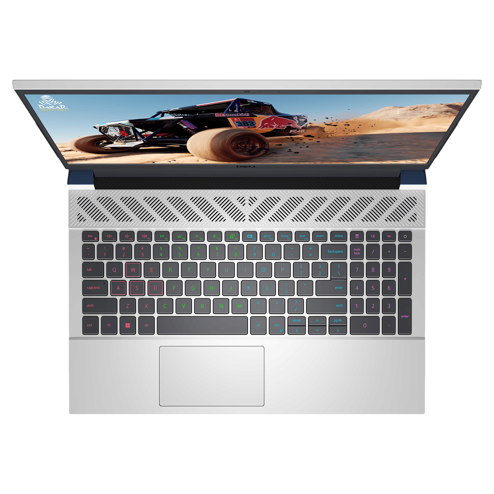 DELL G15 5530 Intel Core i7 13th Gen Notebook Laptop (16GB, 512GB SSD, Windows 11 Home, 6GB Graphics, 15.6 inch Full HD LED-Backlit Display, MS Office 2021, Quantum White with Deep Space Blue Thermal Shelf, 2.97 KG)_6