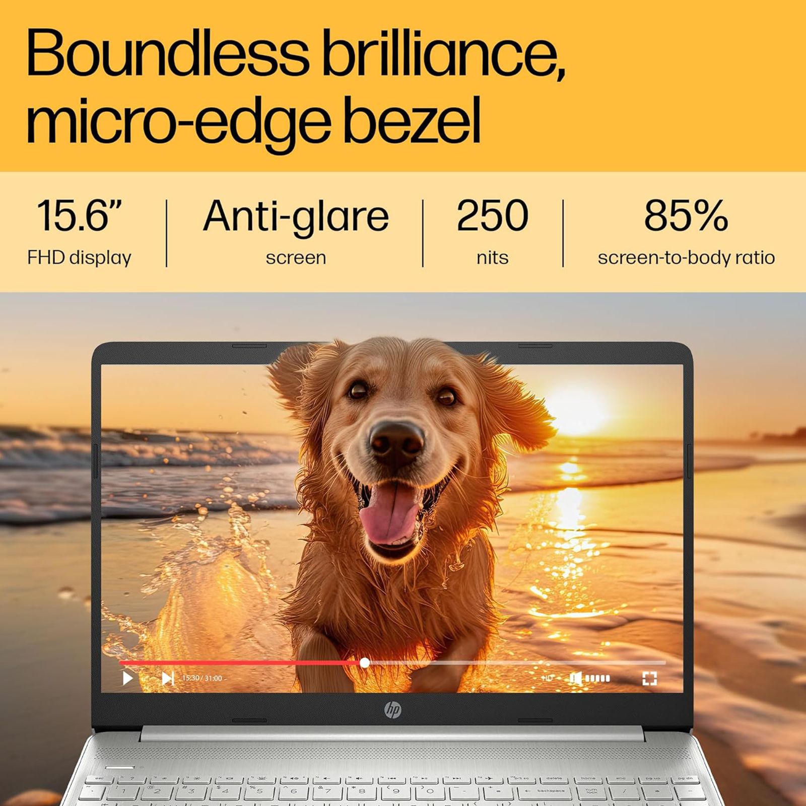 HP 15-FC0030AU AMD Ryen 5 Thin and Light Laptop (16GB, 512GB SSD, Windows 11 Home, 15.6 inch FHD IPS Display, MS Office 2021, Natural Silver, 1.75 KG) HP 15-FC0030AU AMD Ryen 5 Thin and Light Laptop (16GB, 512GB SSD, Windows 11 Home, 15.6 inch FHD IPS Display, MS Office 2021, Natural Silver, 1.75 KG)_9