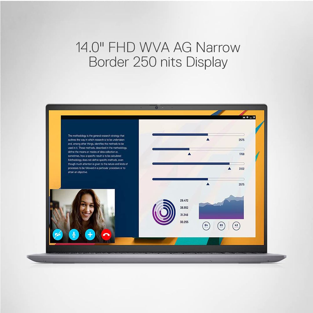 DELL Vostro 3425 AMD Ryzen 5 5th Gen (14 inch, 16GB, 512GB, Windows 13, MS Office 2021, AMD Radeon, Full HD Display, Titan Grey, M552321WIN9S)_7
