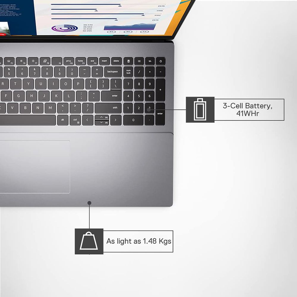 DELL Vostro 3425 AMD Ryzen 5 5th Gen (14 inch, 16GB, 512GB, Windows 13, MS Office 2021, AMD Radeon, Full HD Display, Titan Grey, M552321WIN9S)_10
