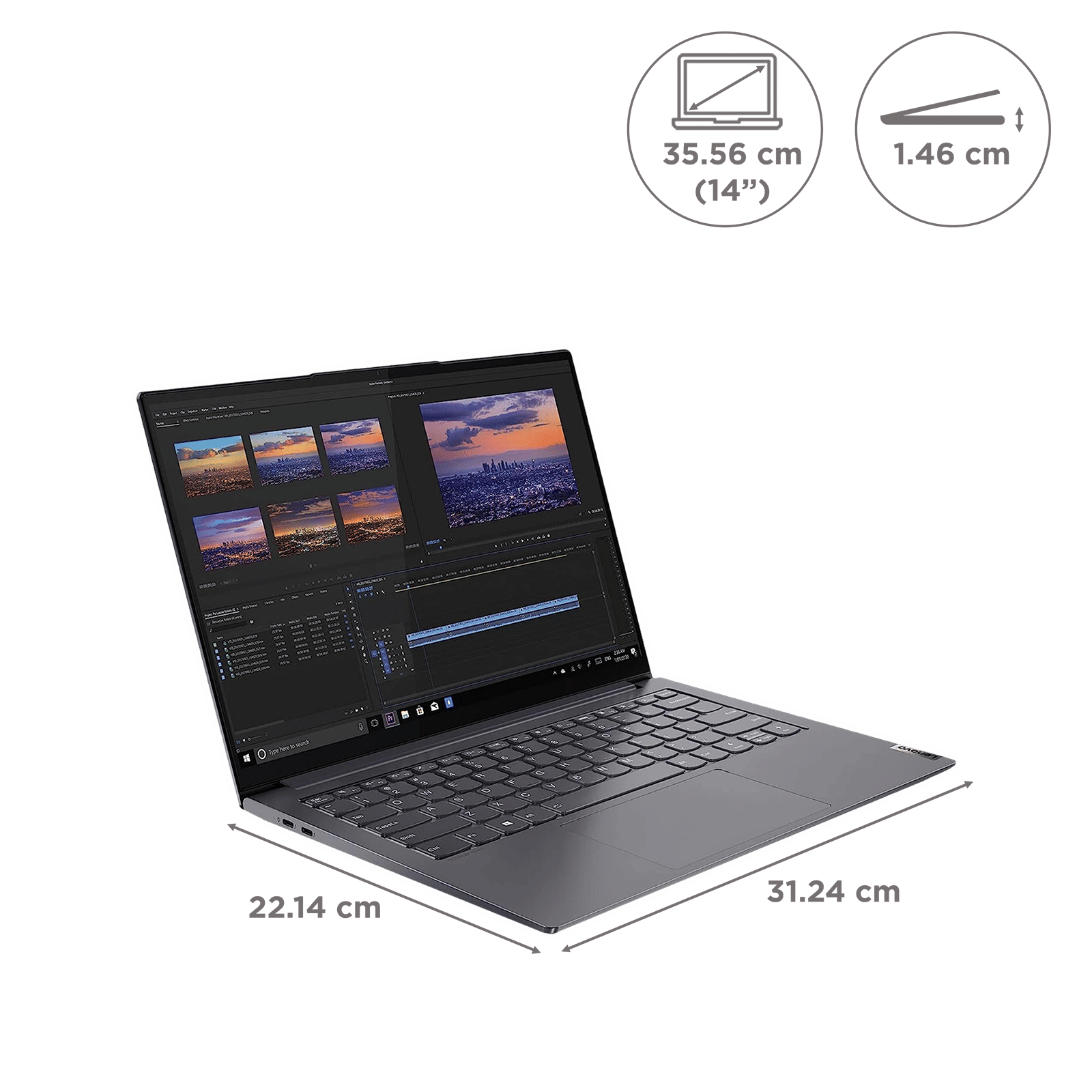 Lenovo Yoga Slim 7 Pro 14IHU5 Intel Core i5 11th Gen (14 inch, 16GB, 512GB, Windows 11 Home, MS Office 2021, Intel Iris Xe, IPS Display, Slate Grey, 82NC00FSIN) Lenovo Yoga Slim 7 Pro 14IHU5 Intel Core i5 11th Gen (14 inch, 16GB, 512GB, Windows 11 Home, MS Office 2021, Intel Iris Xe, IPS Display, Slate Grey, 82NC00FSIN)_2