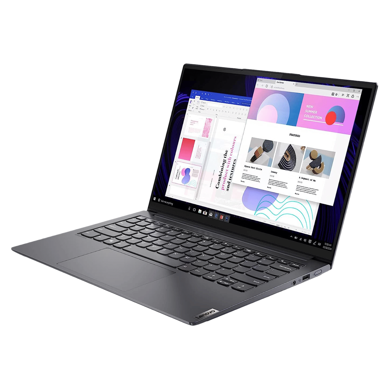 Lenovo Yoga Slim 7 Pro 14IHU5 Intel Core i5 11th Gen (14 inch, 16GB, 512GB, Windows 11 Home, MS Office 2021, Intel Iris Xe, IPS Display, Slate Grey, 82NC00FSIN) Lenovo Yoga Slim 7 Pro 14IHU5 Intel Core i5 11th Gen (14 inch, 16GB, 512GB, Windows 11 Home, MS Office 2021, Intel Iris Xe, IPS Display, Slate Grey, 82NC00FSIN)_4
