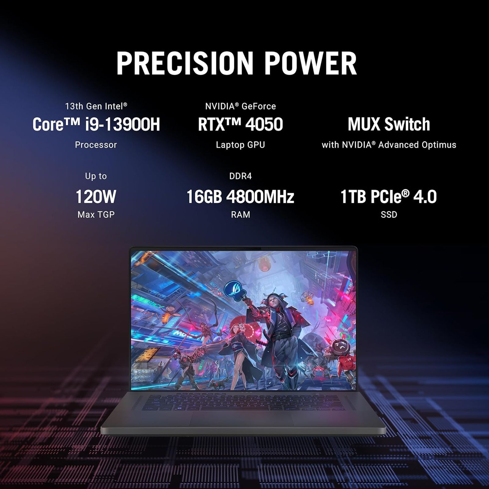 ASUS ROG Zephyrus G16 GU603VU-N4051WS Intel Core i9 13th Gen (16 inch, 16GB, 1TB, Windows 11 Home, MS Office 2021, NVIDIA GeForce RTX 4050, QHD Plus IPS Display, Eclipse Gray, 90NR0DA3-M003M0) ASUS ROG Zephyrus G16 GU603VU-N4051WS Intel Core i9 13th Gen (16 inch, 16GB, 1TB, Windows 11 Home, MS Office 2021, NVIDIA GeForce RTX 4050, QHD Plus IPS Display, Eclipse Gray, 90NR0DA3-M003M0)_11