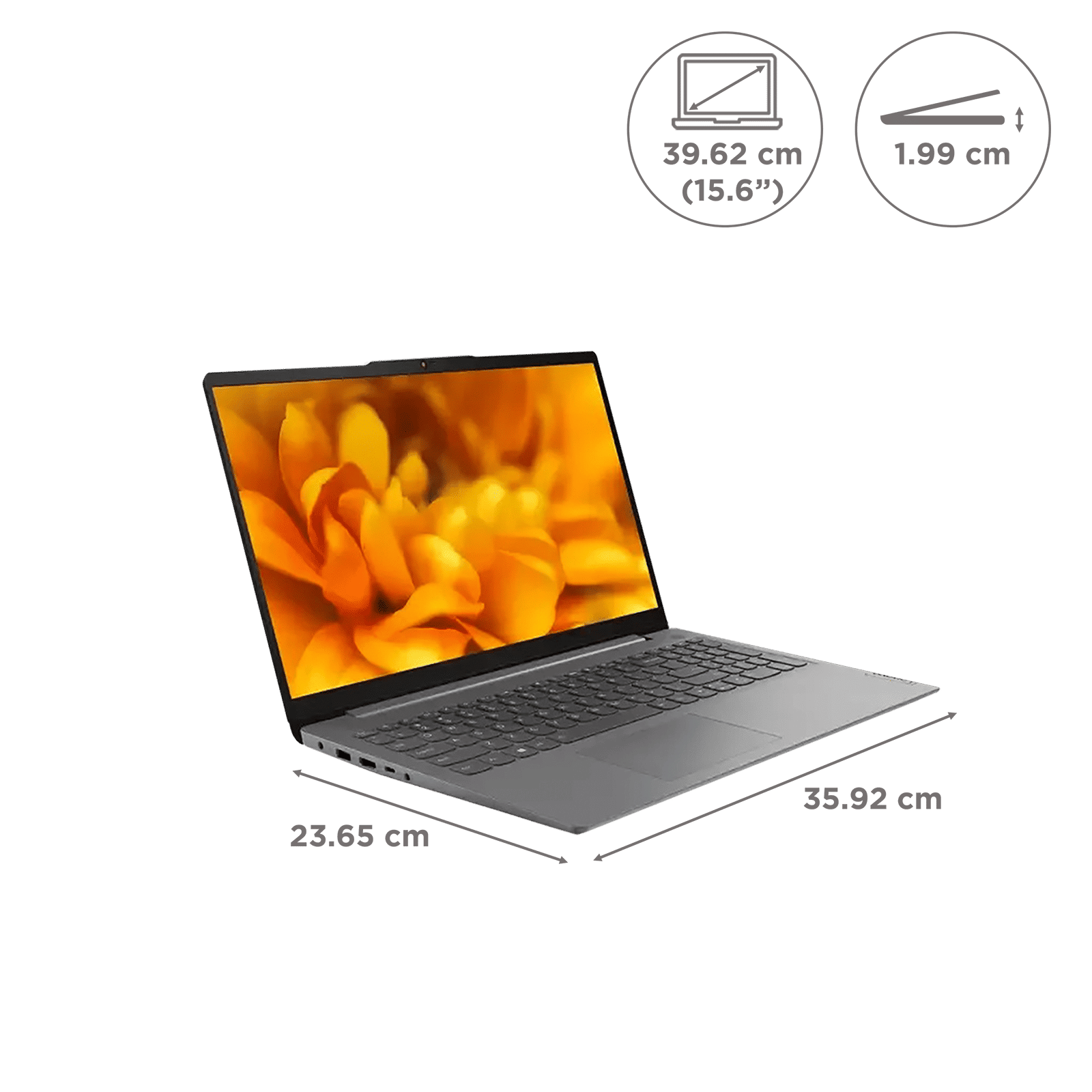 Lenovo IdeaPad 3 15ITL6 Intel Core i5 11th Gen (15.6 inch, 8GB, 512GB, Windows 11 Home, MS Office 2021, Intel Iris Xe Graphics, Full HD IPS Display, Arctic Grey, 82H803LJIN)_2