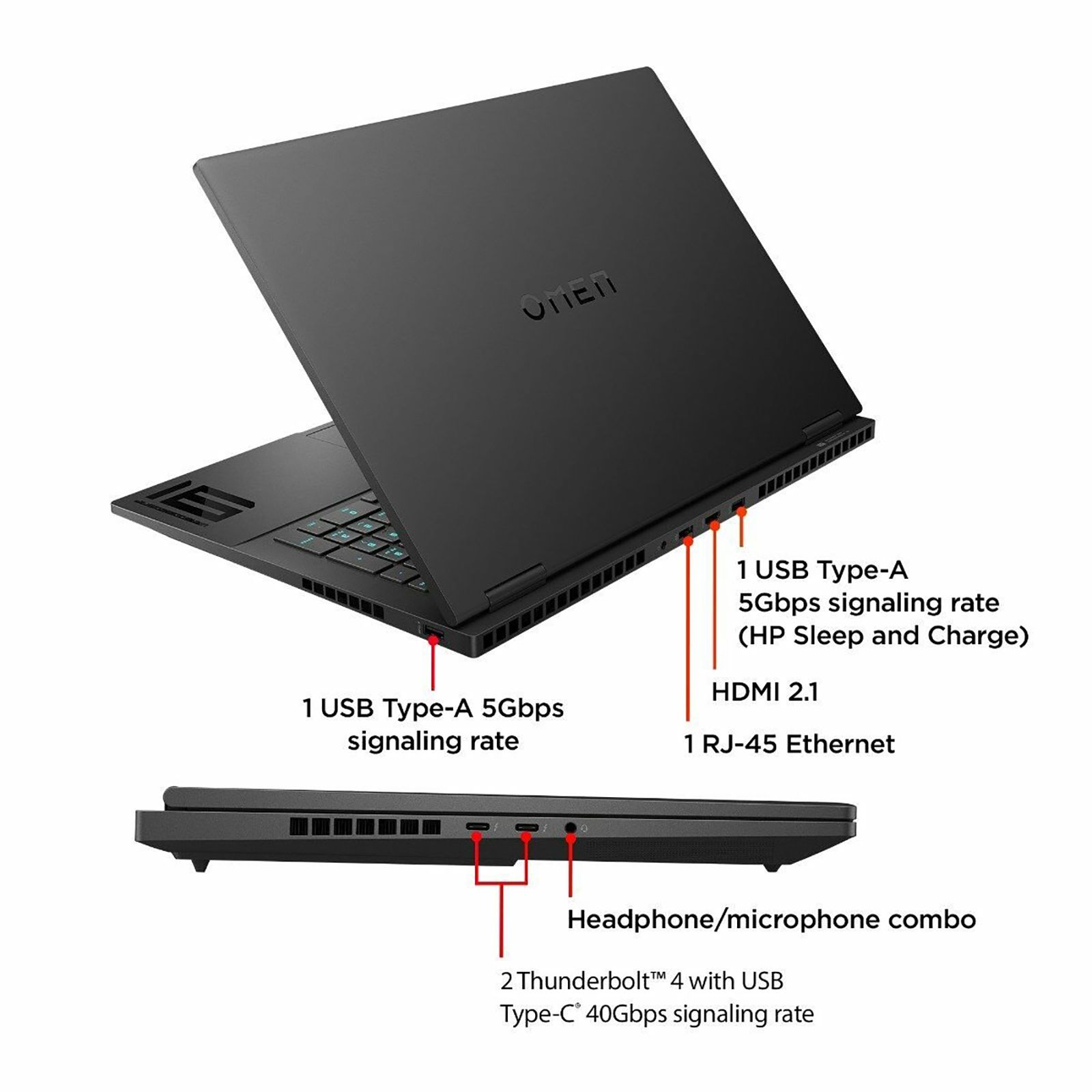 HP OMEN 16-wf0054TX Intel Core i7 13th Gen (16.1 inch, 16GB, 512GB, Windows 11 Home, MS Office 2021, NVIDIA GeForce RTX 4060, Full HD IPS Display, Shadow Black, 834J1PA) HP OMEN 16-wf0054TX Intel Core i7 13th Gen (16.1 inch, 16GB, 512GB, Windows 11 Home, MS Office 2021, NVIDIA GeForce RTX 4060, Full HD IPS Display, Shadow Black, 834J1PA)_8