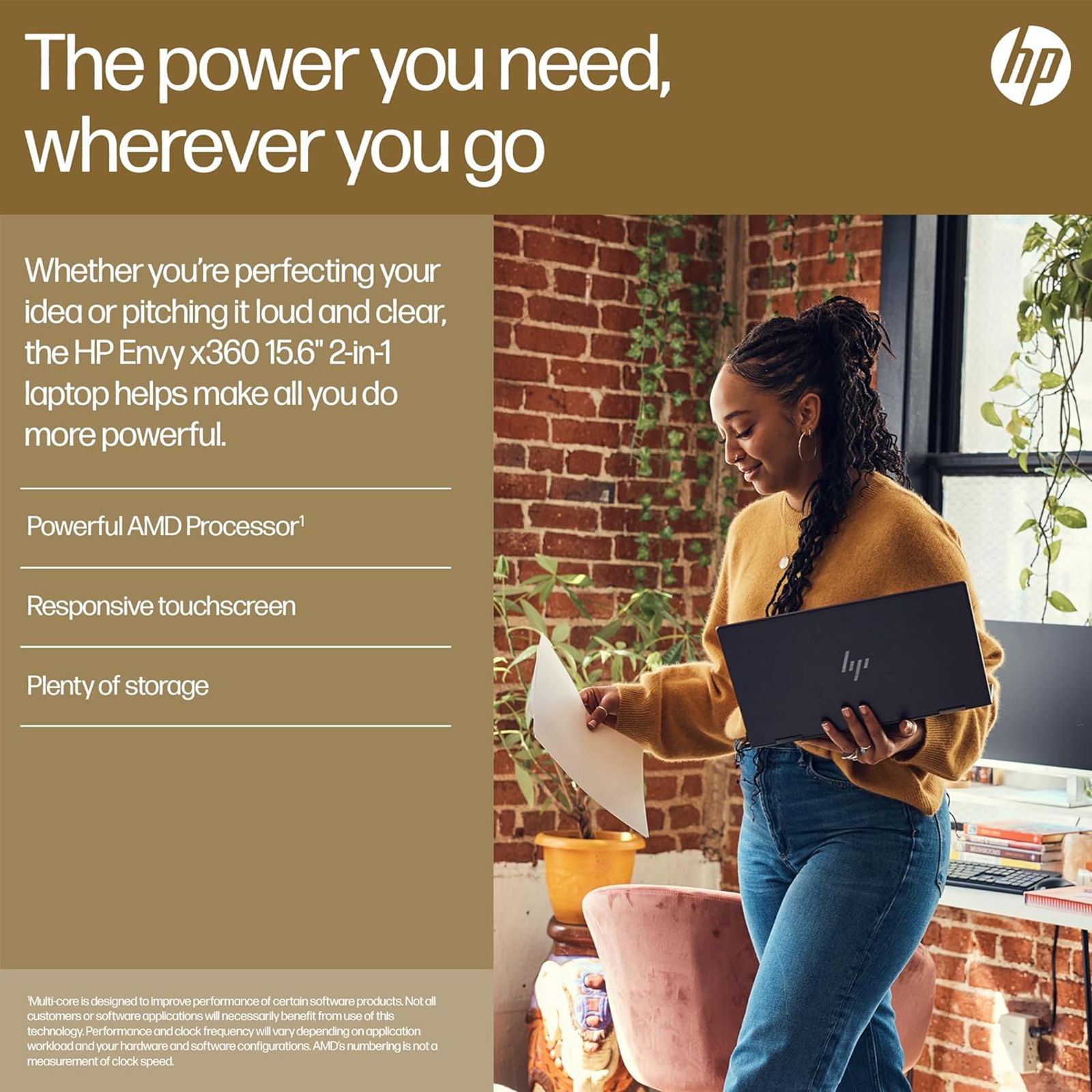 HP Envy x360 15-fh0015AU AMD Ryzen 5 (15.6 inch, 16GB, 512GB, Windows 11 Home, MS Office 2021, AMD Radeon, FHD IPS Display, Nightfall Black, 8C4S1PA) HP Envy x360 15-fh0015AU AMD Ryzen 5 (15.6 inch, 16GB, 512GB, Windows 11 Home, MS Office 2021, AMD Radeon, FHD IPS Display, Nightfall Black, 8C4S1PA)_12