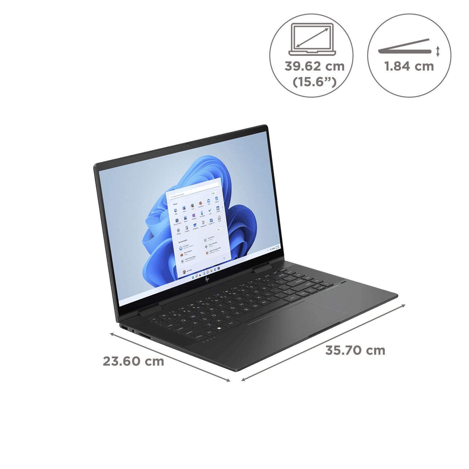 HP Envy x360 15-fe0032TU Intel Core i7 13th Gen (15.6 inch, 16GB, 1TB, Windows 11 Home, MS Office 2021, Intel Iris Xe, FHD OLED Display, Nightfall Black, 8C4R9PA)_2