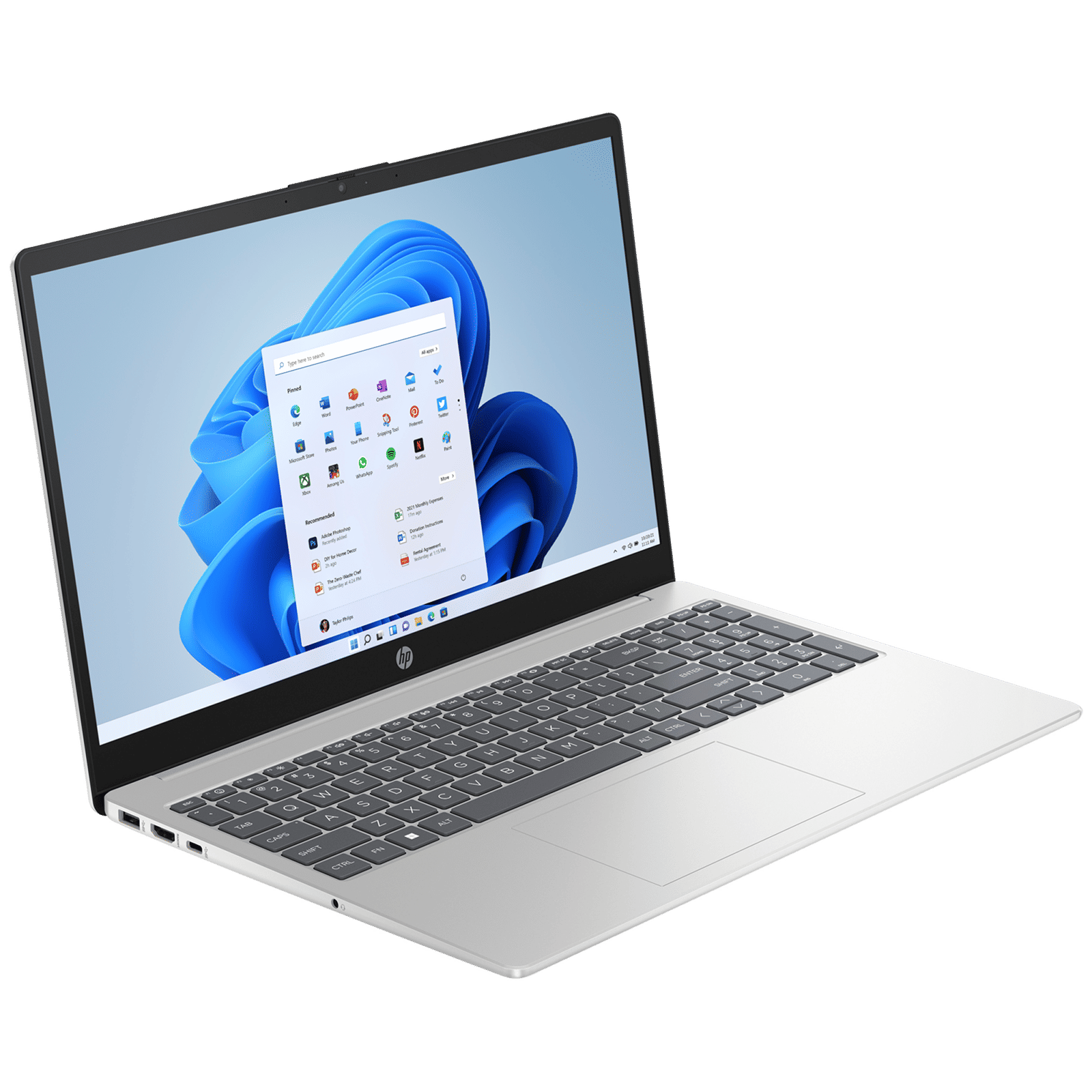 HP 15-fd0011TU Intel Core i5 13th Gen Thin and Light Laptop (8GB, 512GB, Windows 11 Home, 15.6 inch FHD Display, MS Office 2021, Natural Silver, 1.59 KG)_6