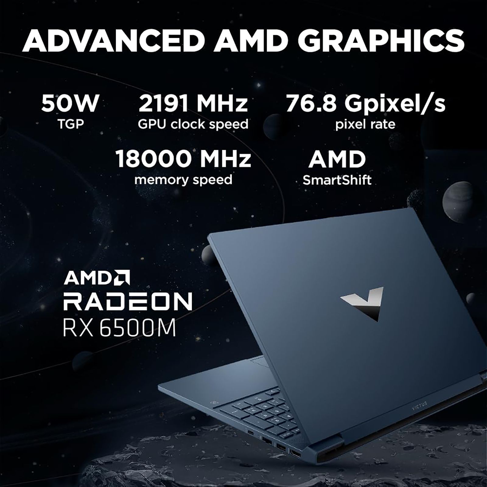 HP Victus 15-fb0147AX AMD Ryzen 5 (15.6 inch, 8GB, 512GB, Windows 11 Home, AMD Radeon RX 6500M, Full HD IPS Display, Performance Blue, 8F503PA)_17