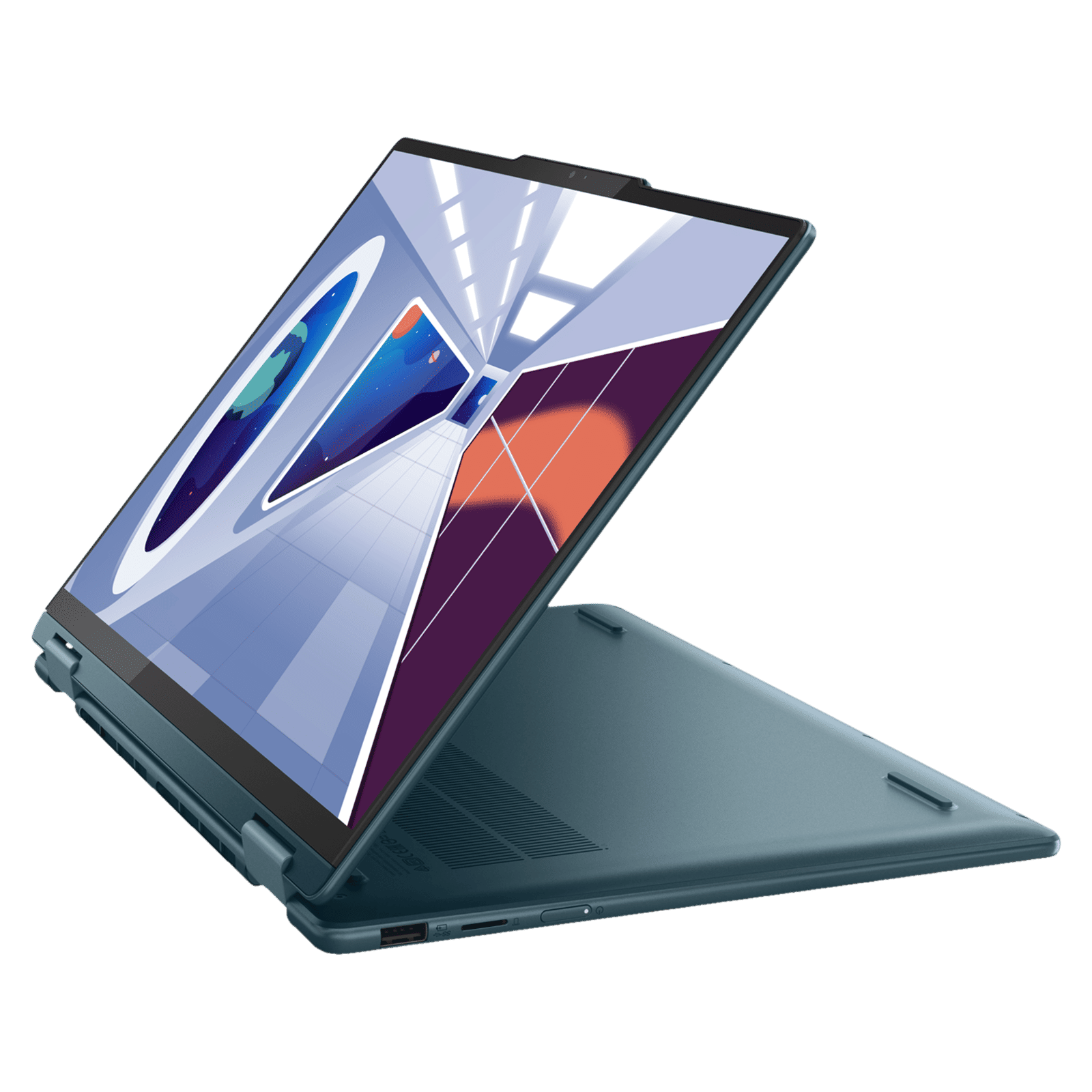 Lenovo Yoga 7 14IRL8 Intel Core i7 13th Gen (14 inch, 16GB, 512GB, Windows 11 Home, MS Office 2021, Intel Iris Xe Graphics, OLED Display, Tidal Teal, 82YL005YIN)_7