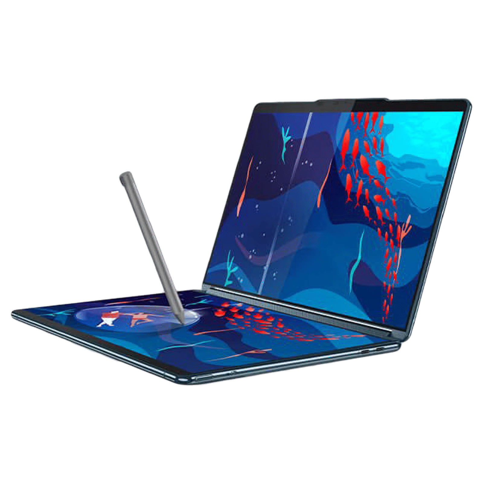 Lenovo Yoga Book 9 13IRU8 Intel Core i7 13th Gen (13.3 inch, 16GB, 1TB, Windows 11 Home, MS Office 2021, Intel Iris Xe, OLED Display, Tidal Teal, 82YQ001DIN)_4