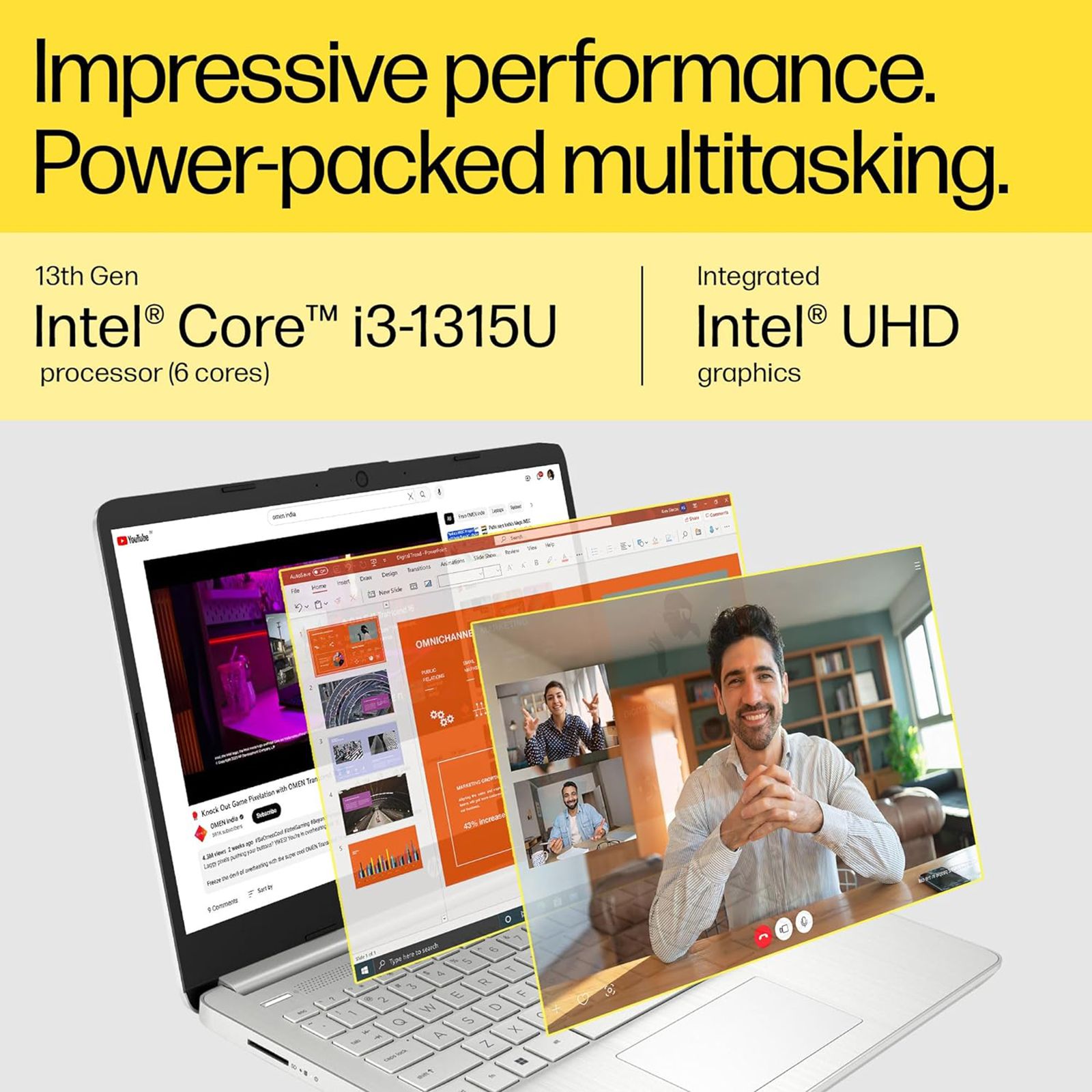 HP 15-fd0006TU Intel Core i3 13th Gen (15.6 inch, 8GB, 512GB, Windows 11 Home, MS Office 2021, Intel UHD, FHD Display, Natural Silver, 7P6Z8PA) HP 15-fd0006TU Intel Core i3 13th Gen (15.6 inch, 8GB, 512GB, Windows 11 Home, MS Office 2021, Intel UHD, FHD Display, Natural Silver, 7P6Z8PA)_14