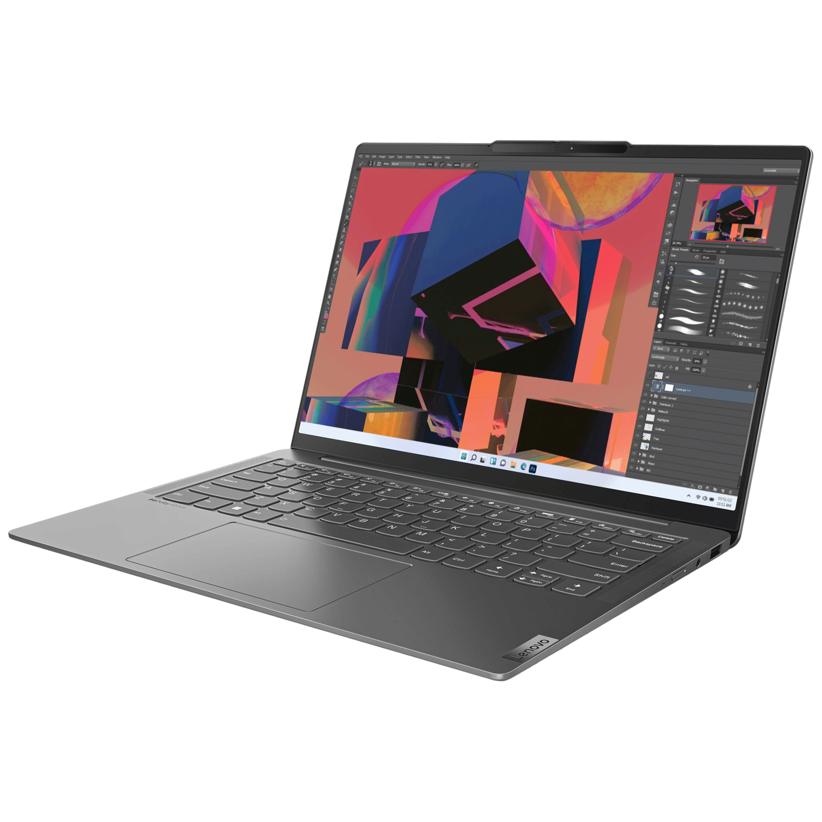 Lenovo Yoga Slim 6 14IRP8 Intel Core i7 13th Gen (14 inch, 16GB, 512GB, Windows 11 Home, MS Office 2021, Intel Iris Xe, WUXGA OLED Display, Storm Grey, 82WV005LIN) Lenovo Yoga Slim 6 14IRP8 Intel Core i7 13th Gen (14 inch, 16GB, 512GB, Windows 11 Home, MS Office 2021, Intel Iris Xe, WUXGA OLED Display, Storm Grey, 82WV005LIN)_4