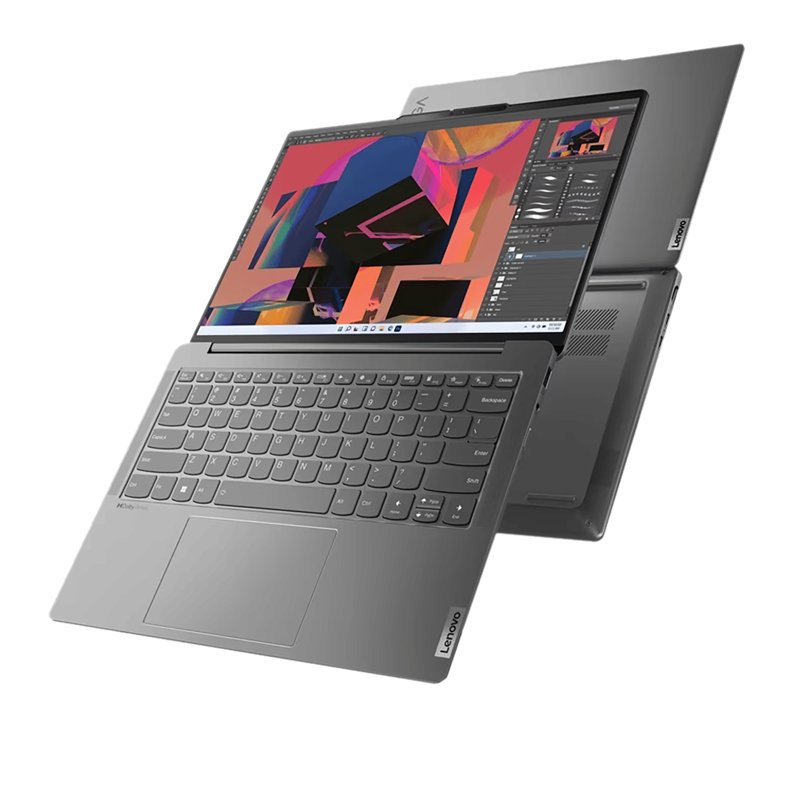 Lenovo Yoga Slim 6 14IRP8 Intel Core i7 13th Gen (14 inch, 16GB, 512GB, Windows 11 Home, MS Office 2021, Intel Iris Xe, WUXGA OLED Display, Storm Grey, 82WV005LIN) Lenovo Yoga Slim 6 14IRP8 Intel Core i7 13th Gen (14 inch, 16GB, 512GB, Windows 11 Home, MS Office 2021, Intel Iris Xe, WUXGA OLED Display, Storm Grey, 82WV005LIN)_9