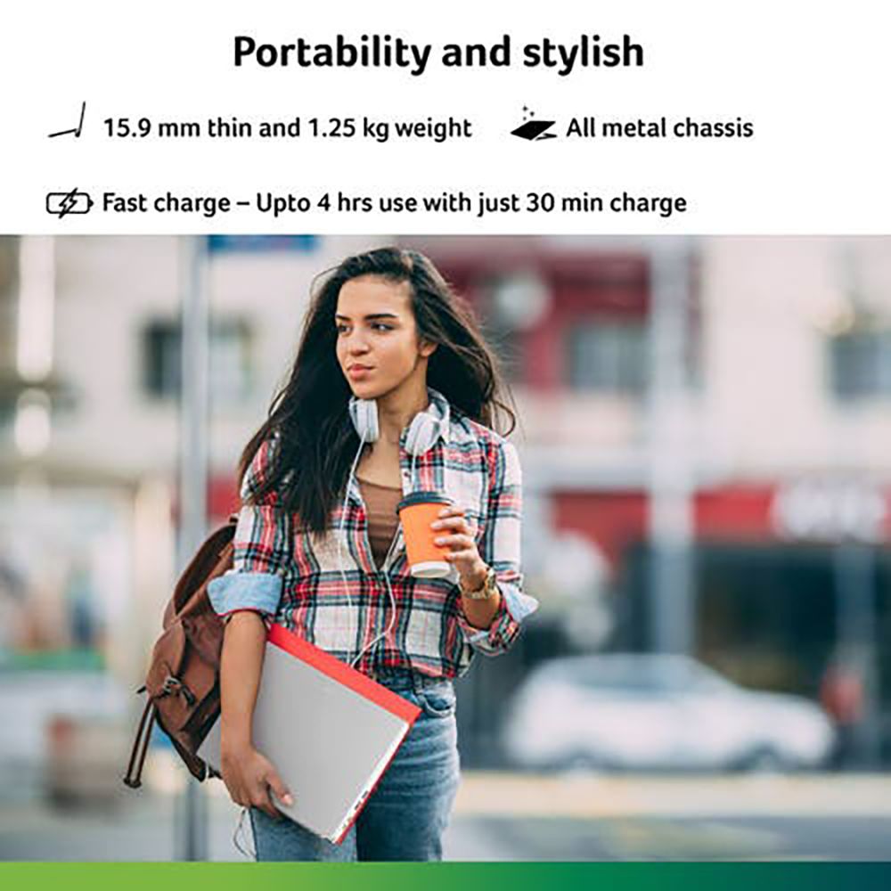 acer Swift Go AMD Ryzen 5 Thin and Light Laptop (16GB, 512GB SSD, Windows 11 Home, 14 inch FHD LED Backlit Display, MS Office 2021, Pure Silver, 1.25 KG)_14