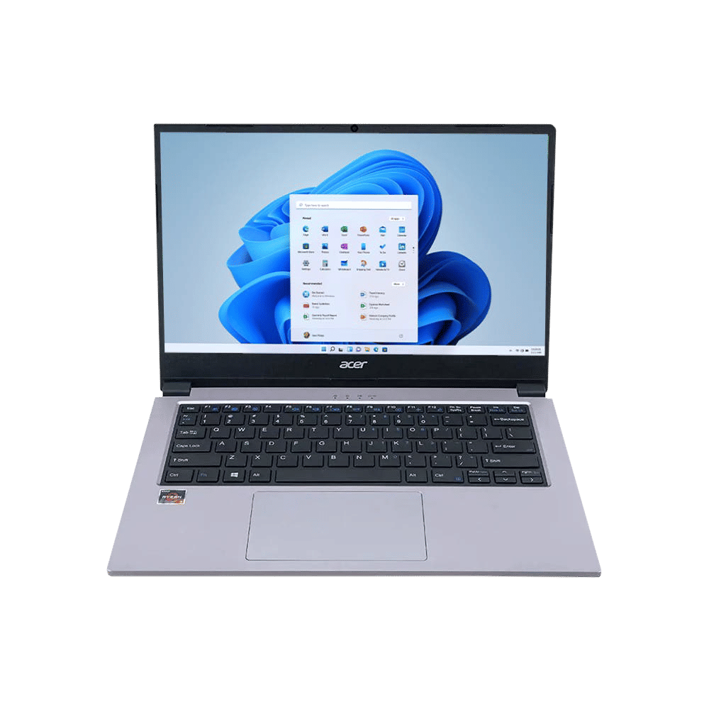 acer One Z2-493 AMD Ryzen 3 Thin and Light Laptop (8GB, 512GB SSD, Windows 11 Home, 14 inch HD Display, MS Office 2021, Rose Gold, 1.6 KG)_1