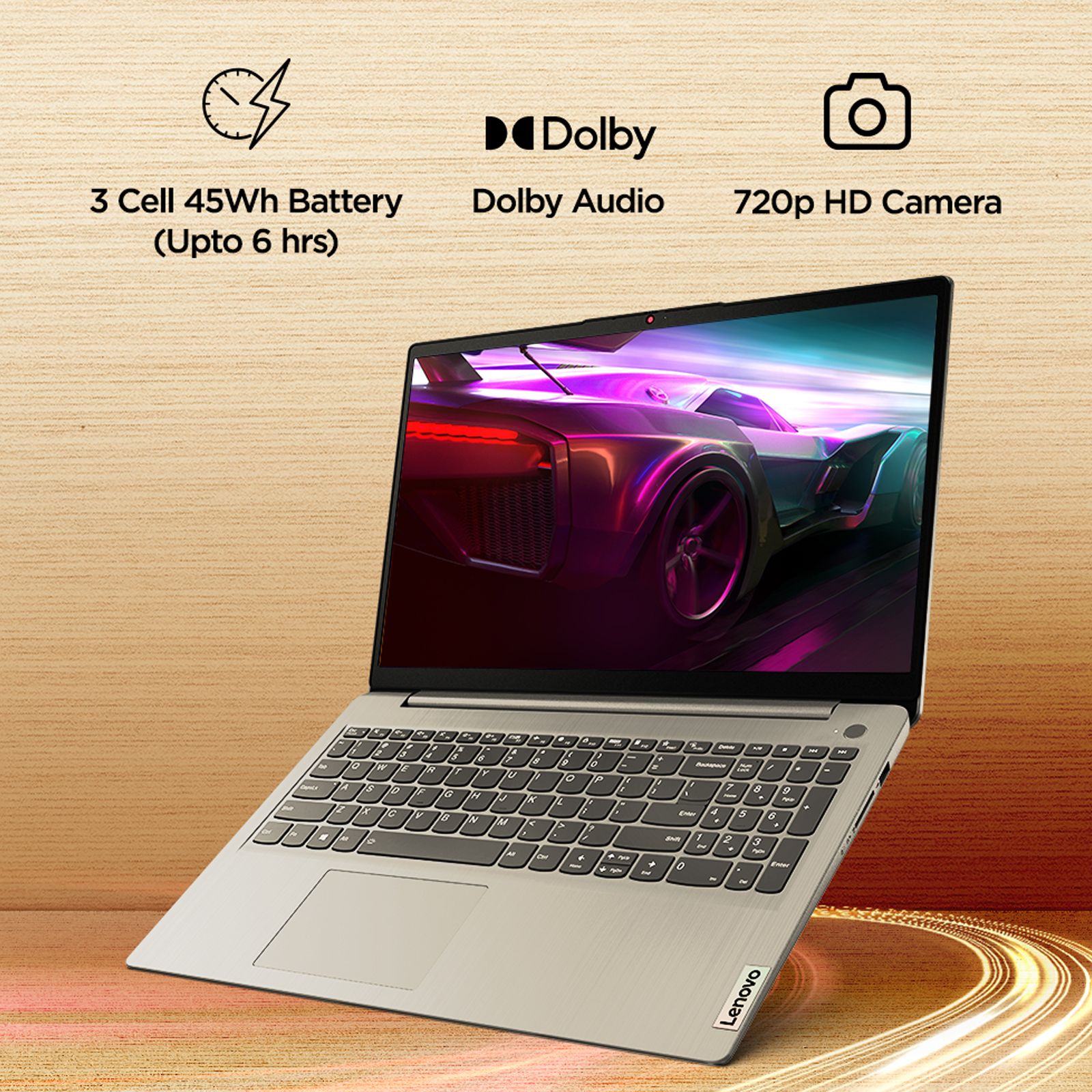 Lenovo Slim 3 Intel Core i5 11th Gen (15.6 inch, 16GB, 512GB, Windows 11, MS Office 2021, Intel UHD Graphics, Full HD Display, Arctic Grey, 82H803LMIN)_5