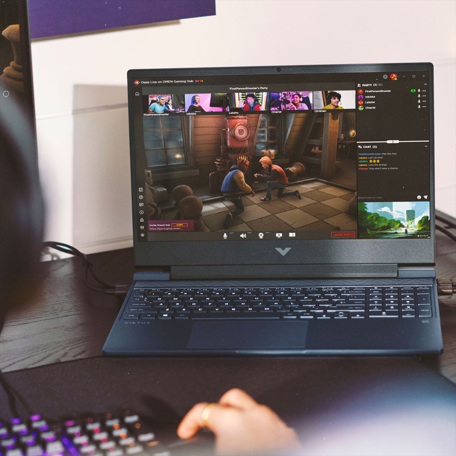 HP Victus Intel Core i5 12th Gen (15.6 inch, 8GB, 512GB, Windows 11 Home, MS Office 2021, NVIDIA GeForce RTX 2050, Full HD Display, Performance Blue, FA1098TX)_7