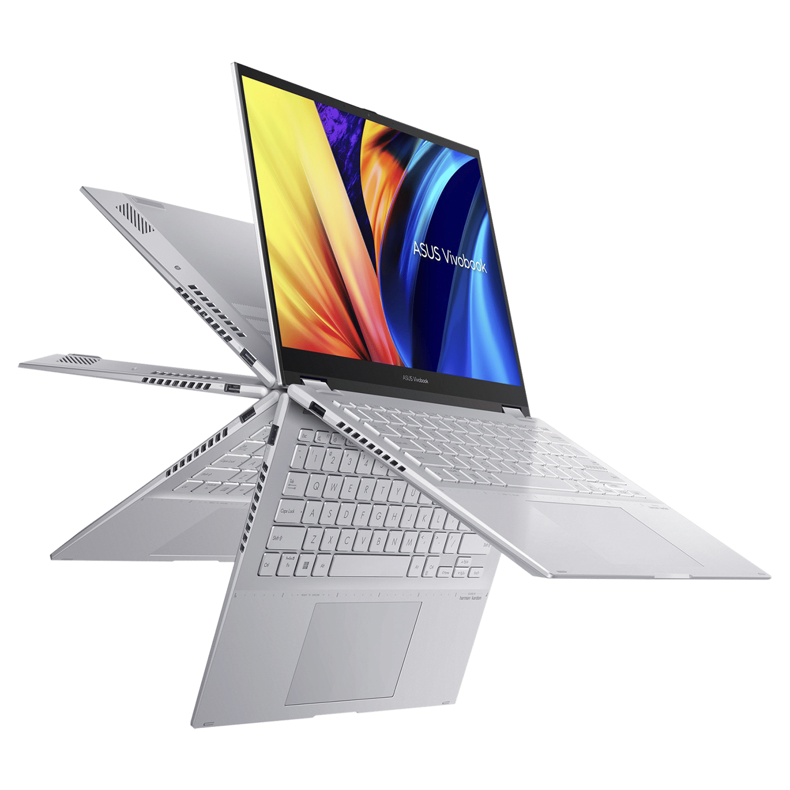 ASUS Vivobook S Flip AMD Ryzen 7 2-in-1 Laptop (16GB, 1TB SSD, Windows 11 Home, 14 inch FHD Display, MS Office 2021, Cool Silver, 1.5 KG)_6