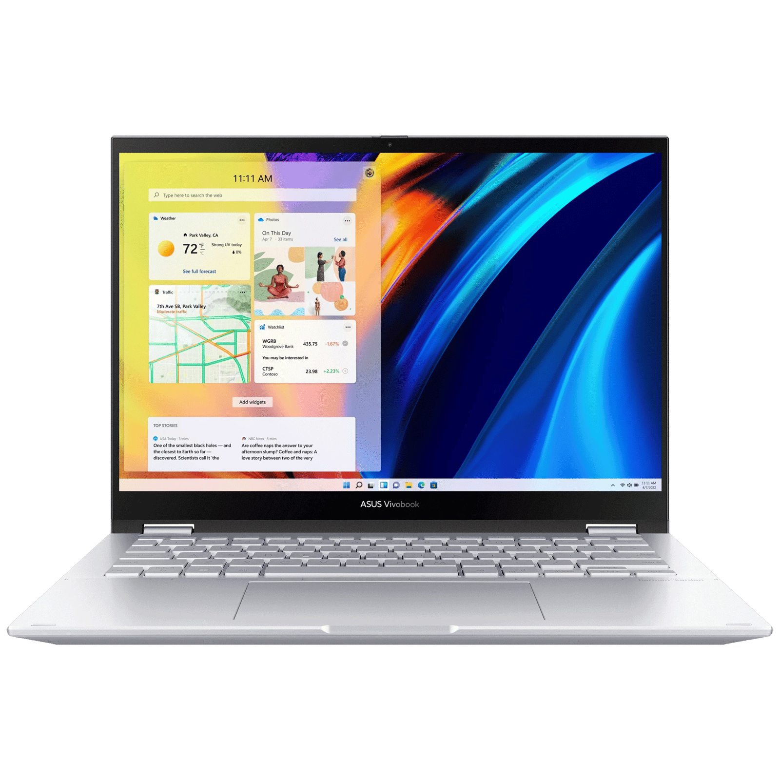 ASUS Vivobook S Flip AMD Ryzen 7 2-in-1 Laptop (16GB, 1TB SSD, Windows 11 Home, 14 inch FHD Display, MS Office 2021, Cool Silver, 1.5 KG)_4
