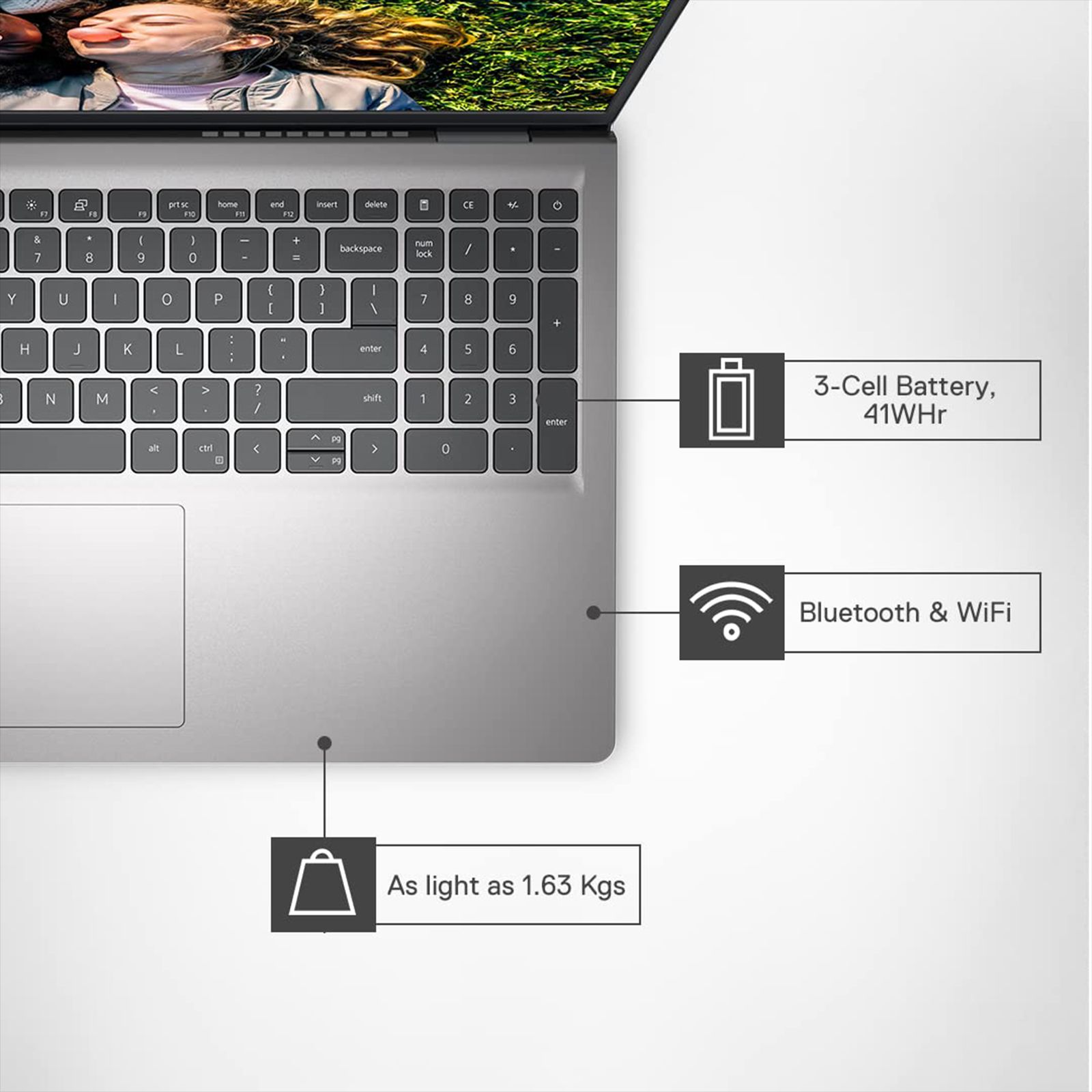 DELL Inspiron 3520 Intel Core i5 12th Gen Laptop (16GB, 512GB SSD, Windows 11 Home, 15.6 inch FHD Display, MS Office 2021, Platinum Silver, 1.85 KG) DELL Inspiron 3520 Intel Core i5 12th Gen Laptop (16GB, 512GB SSD, Windows 11 Home, 15.6 inch FHD Display, MS Office 2021, Platinum Silver, 1.85 KG)_15