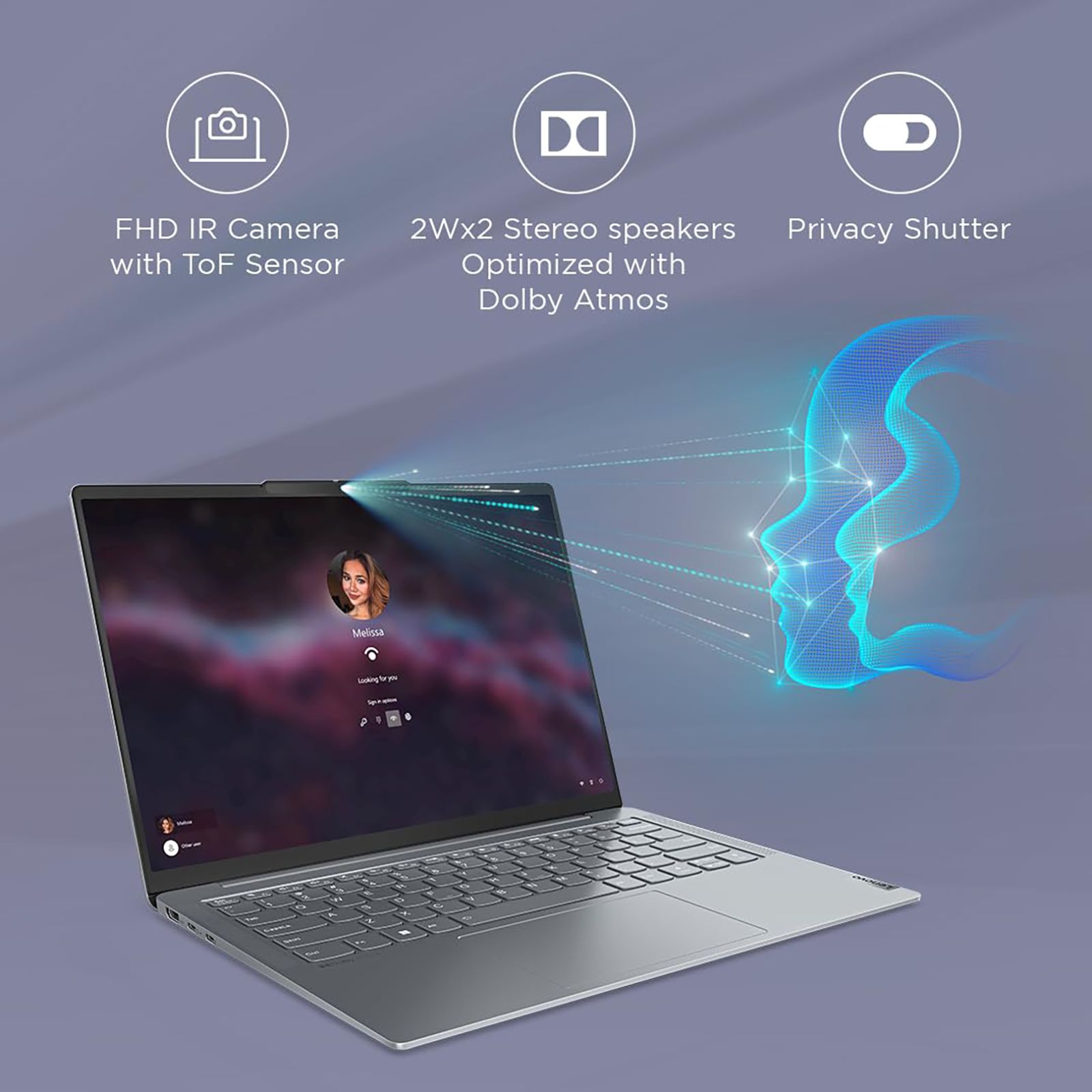 Lenovo Yoga Slim 6i Intel Core i5 12th Gen (14 inch, 16GB, 512GB, Windows 11 Home, MS Office 2021, Intel Iris Xe, IPS Display, Storm Grey, 82WU0095IN)_11