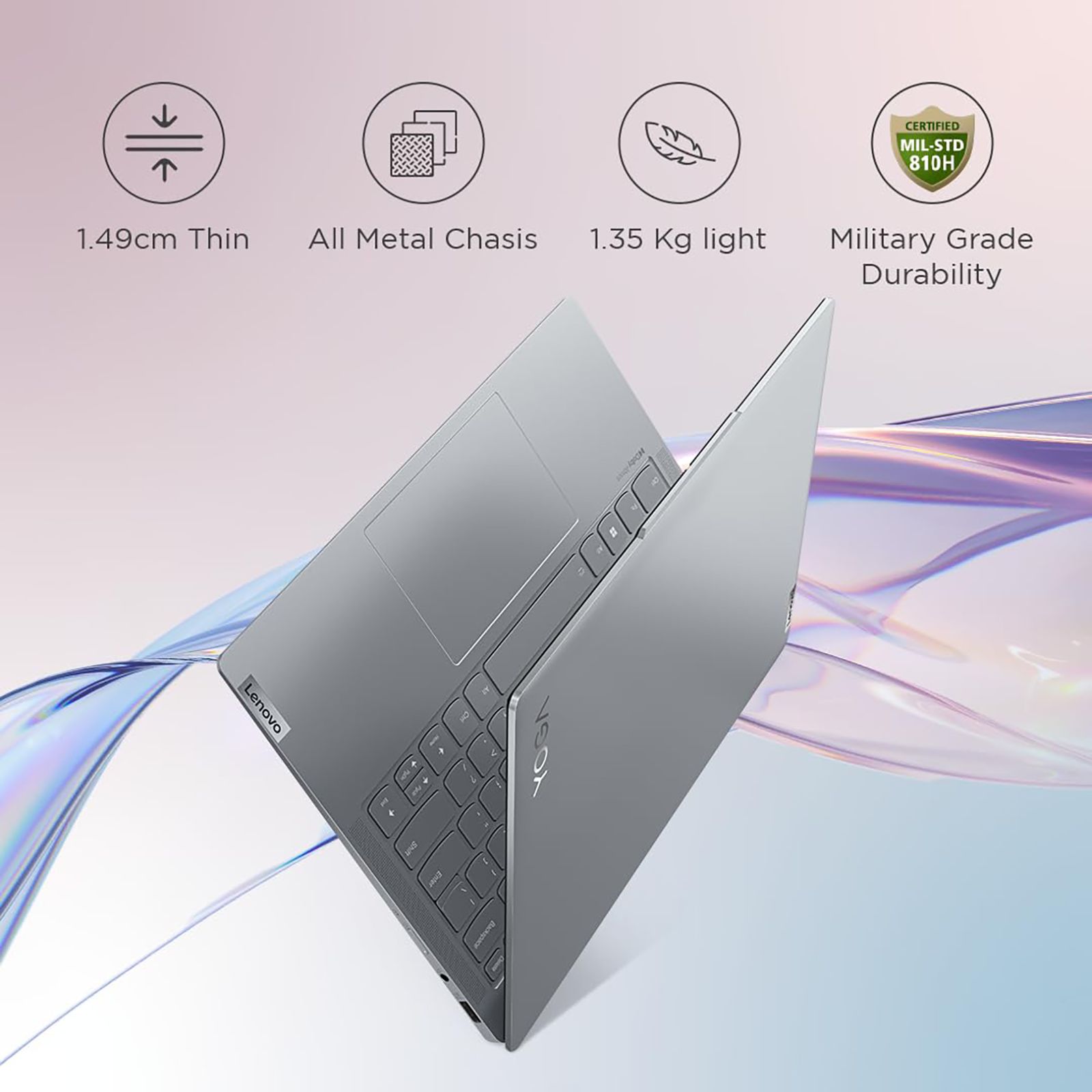 Lenovo Yoga Slim 6i Intel Core i5 12th Gen (14 inch, 16GB, 512GB, Windows 11 Home, MS Office 2021, Intel Iris Xe, IPS Display, Storm Grey, 82WU0095IN)_12