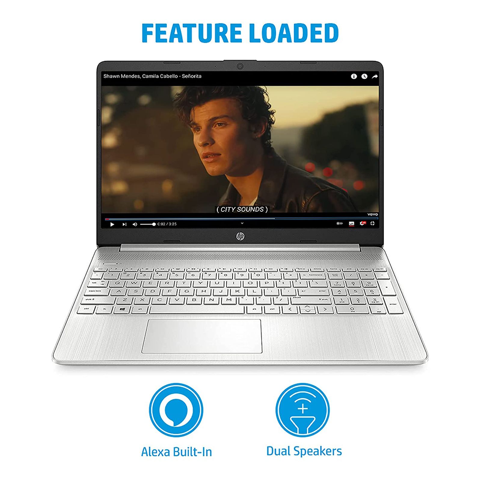 HP 15s-er2004AU AMD R7 (15.6 inch, 16GB, 512GB, Windows, MS Office 2021, AMD Radeon, Full HD Display, Natural Silver, 9A1C1PA) HP 15s-er2004AU AMD R7 (15.6 inch, 16GB, 512GB, Windows, MS Office 2021, AMD Radeon, Full HD Display, Natural Silver, 9A1C1PA)_9
