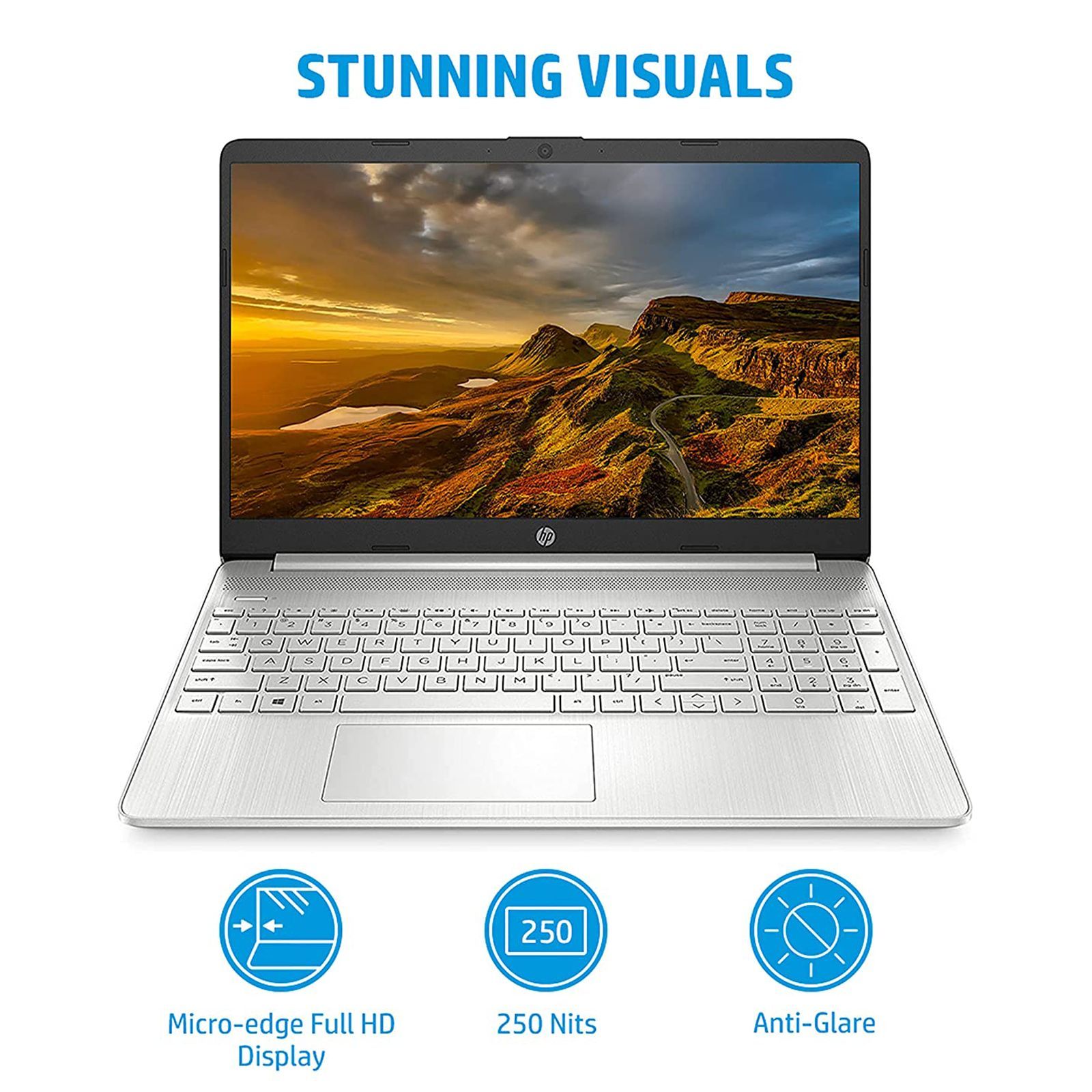 HP 15s-er2004AU AMD R7 (15.6 inch, 16GB, 512GB, Windows, MS Office 2021, AMD Radeon, Full HD Display, Natural Silver, 9A1C1PA) HP 15s-er2004AU AMD R7 (15.6 inch, 16GB, 512GB, Windows, MS Office 2021, AMD Radeon, Full HD Display, Natural Silver, 9A1C1PA)_4