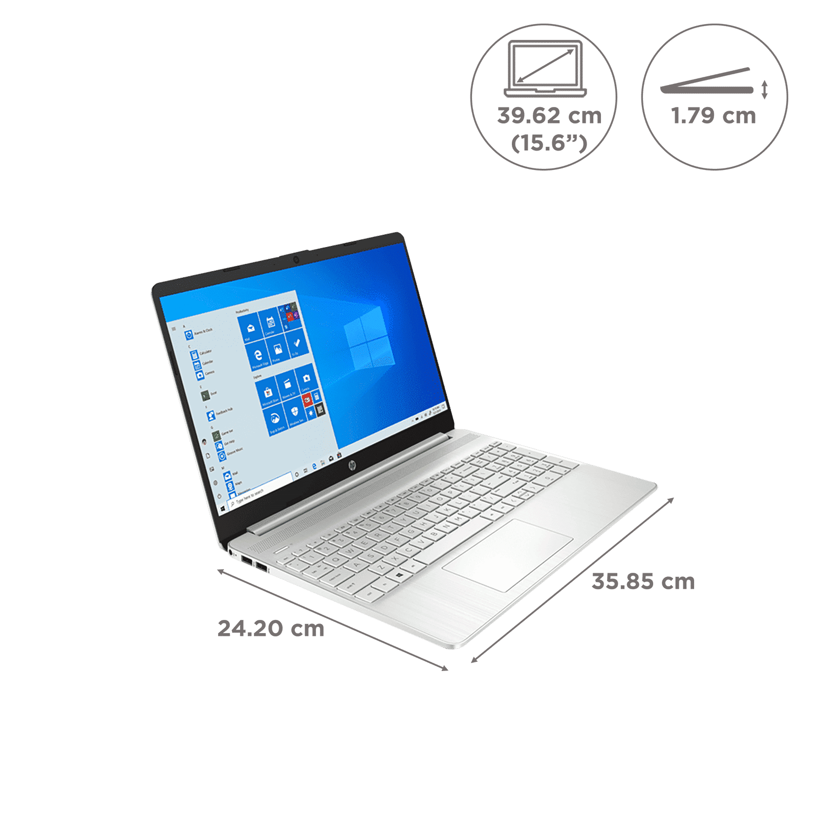 HP 15s-er2004AU AMD R7 (15.6 inch, 16GB, 512GB, Windows, MS Office 2021, AMD Radeon, Full HD Display, Natural Silver, 9A1C1PA) HP 15s-er2004AU AMD R7 (15.6 inch, 16GB, 512GB, Windows, MS Office 2021, AMD Radeon, Full HD Display, Natural Silver, 9A1C1PA)_5
