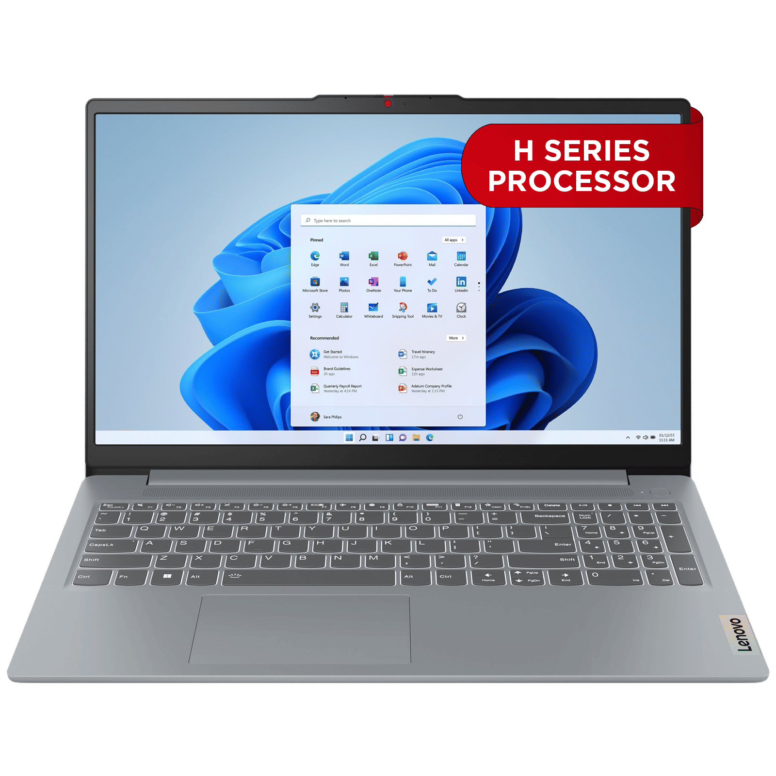 Lenovo IdeaPad Slim 3 15IAH8 Intel Core i5 12th Gen Laptop (16GB, 512GB SSD, Windows 11 Home, 15.6 inch Full HD IPS Display, MS Office 2021, Arctic Grey, 1.62 KG)_1