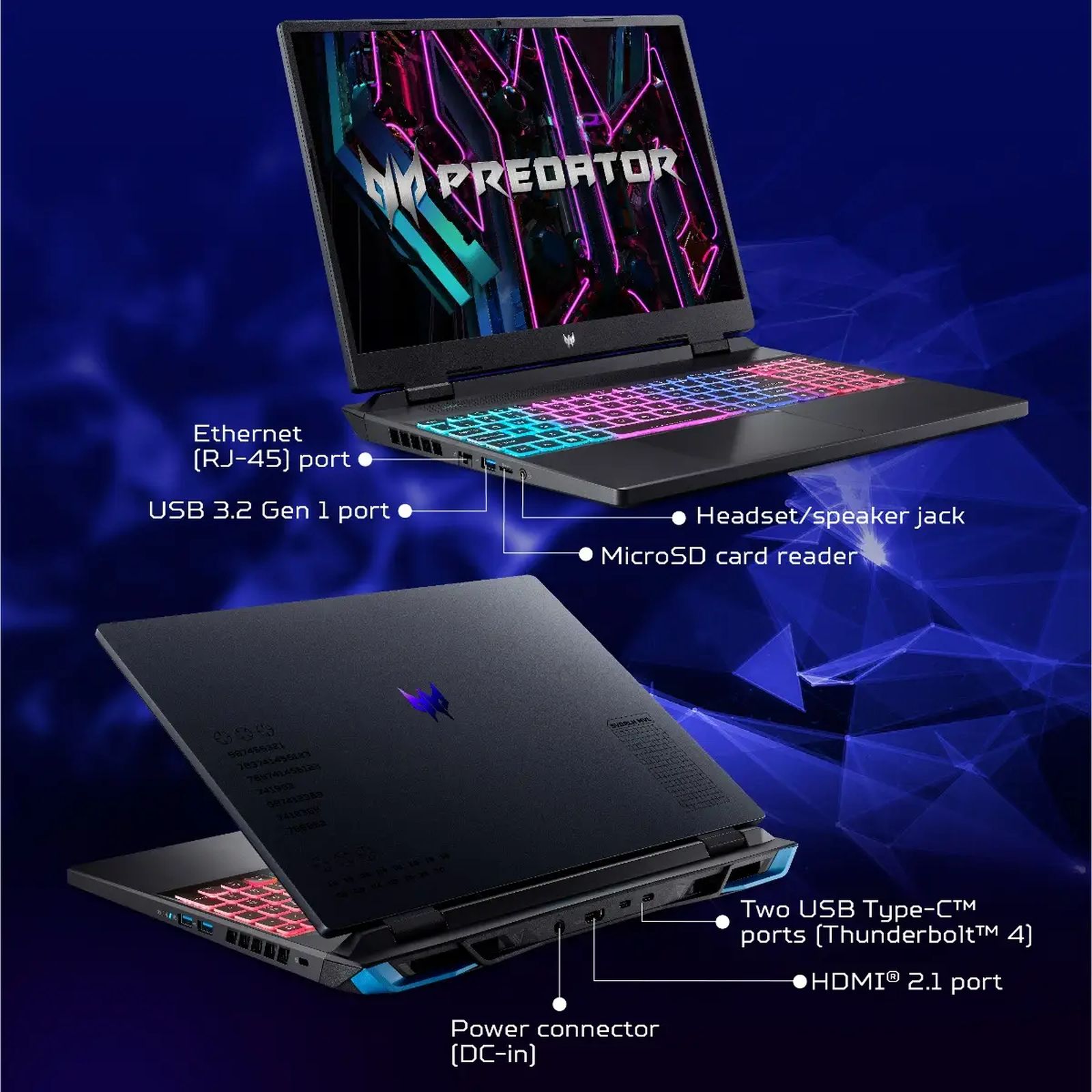 acer Predator Helios Neo 16 Intel Core i7 13th Gen Gaming Laptop (16GB, 1TB SSD, Windows 11 Home, 6GB Graphics, 16 inch 165 Hz WUXGA IPS Display, NVIDIA GeForce RTX 4050, Obsidian Black, 2.6 KG)_13
