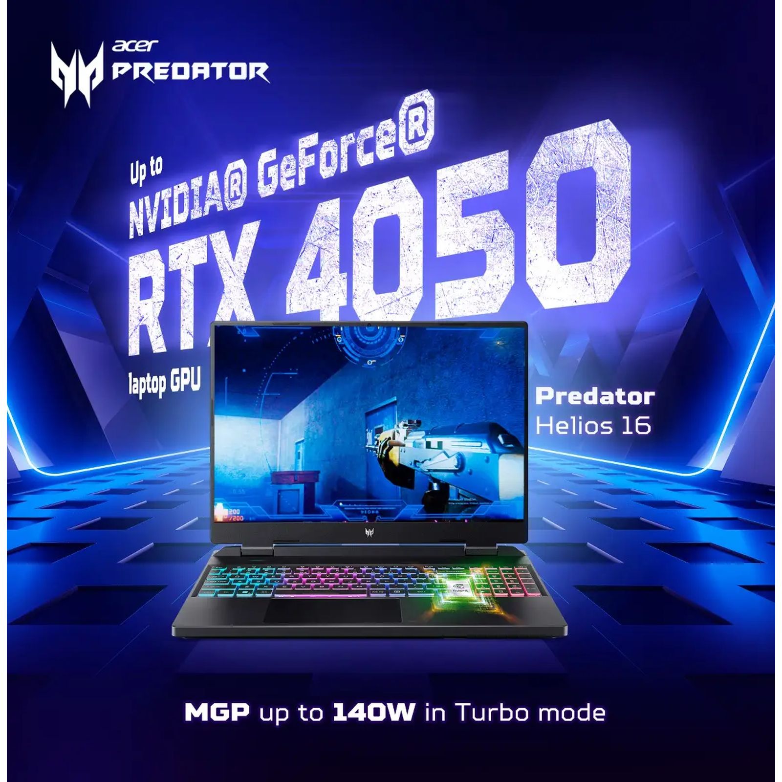 acer Predator Helios Neo 16 Intel Core i7 13th Gen Gaming Laptop (16GB, 1TB SSD, Windows 11 Home, 6GB Graphics, 16 inch 165 Hz WUXGA IPS Display, NVIDIA GeForce RTX 4050, Obsidian Black, 2.6 KG)_7