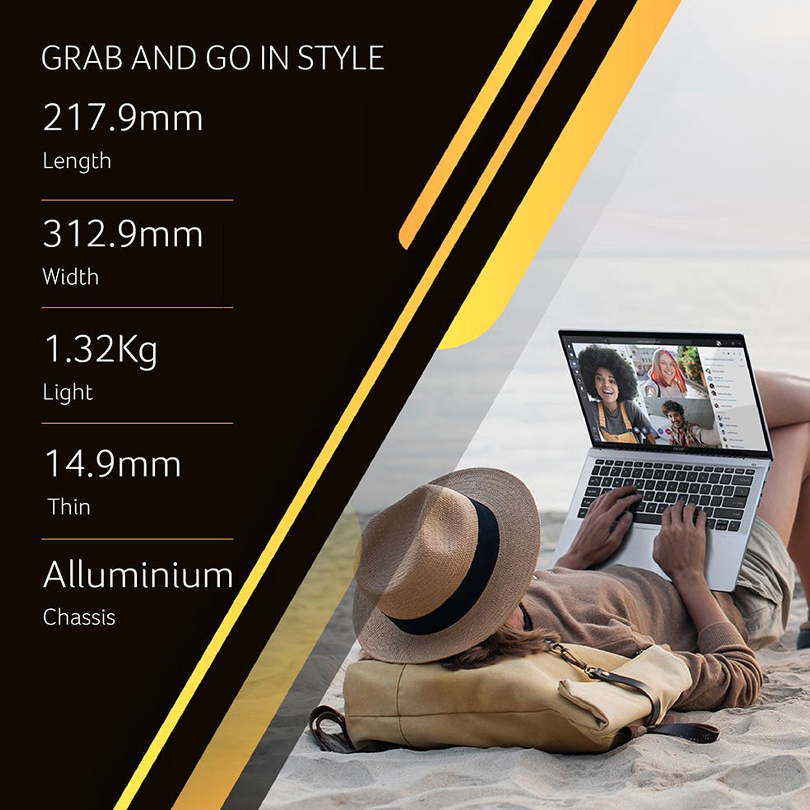 acer Swift Go 14 Intel Core Ultra 5 Touchscreen Thin and Light Laptop (16GB, 512GB SSD, Windows 11 Home, 14 inch WUXGA IPS Display, MS Office, Pure Silver, 1.32 KG)_13