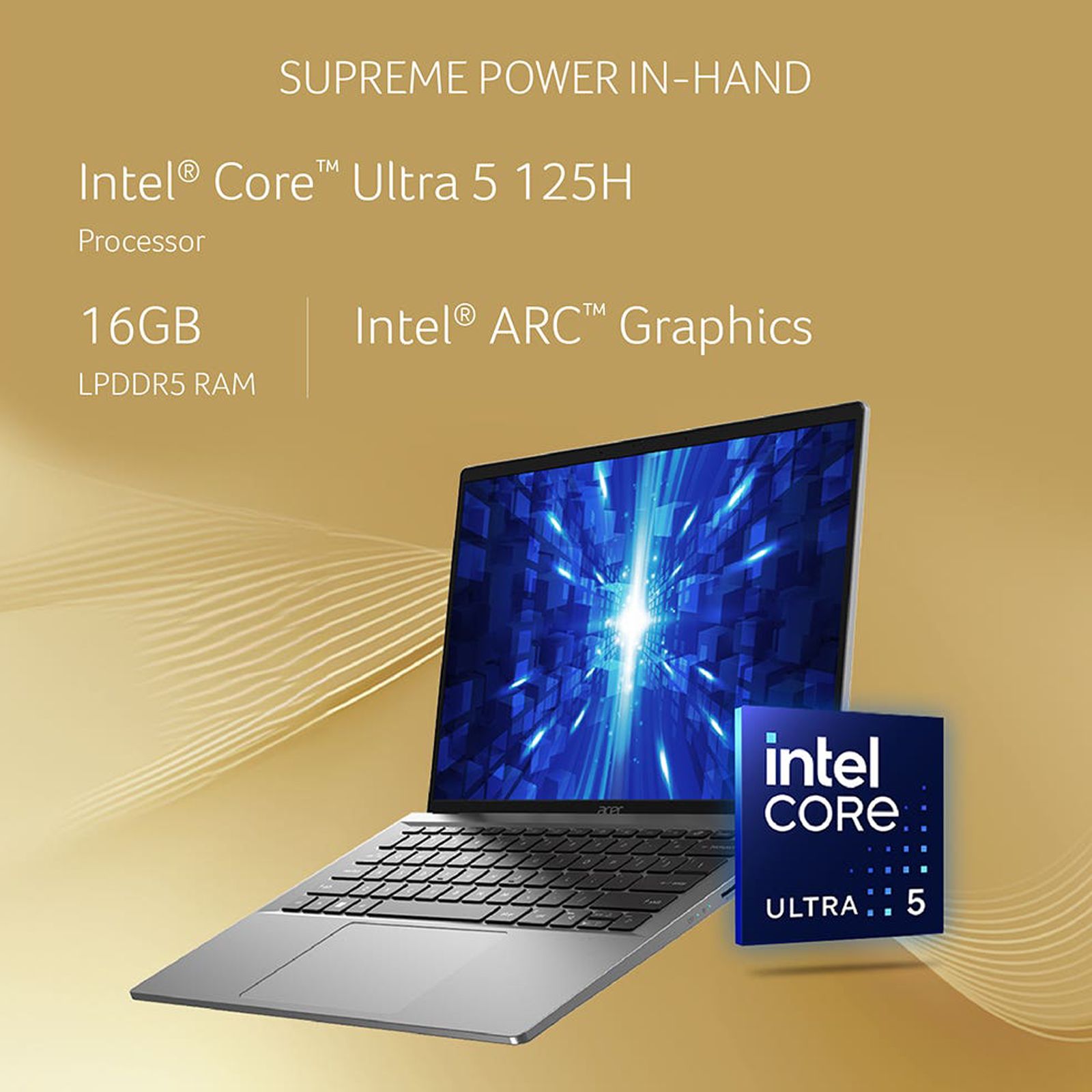 acer Swift Go 14 Intel Core Ultra 5 Touchscreen Thin and Light Laptop (16GB, 512GB SSD, Windows 11 Home, 14 inch WUXGA IPS Display, MS Office, Pure Silver, 1.32 KG)_5