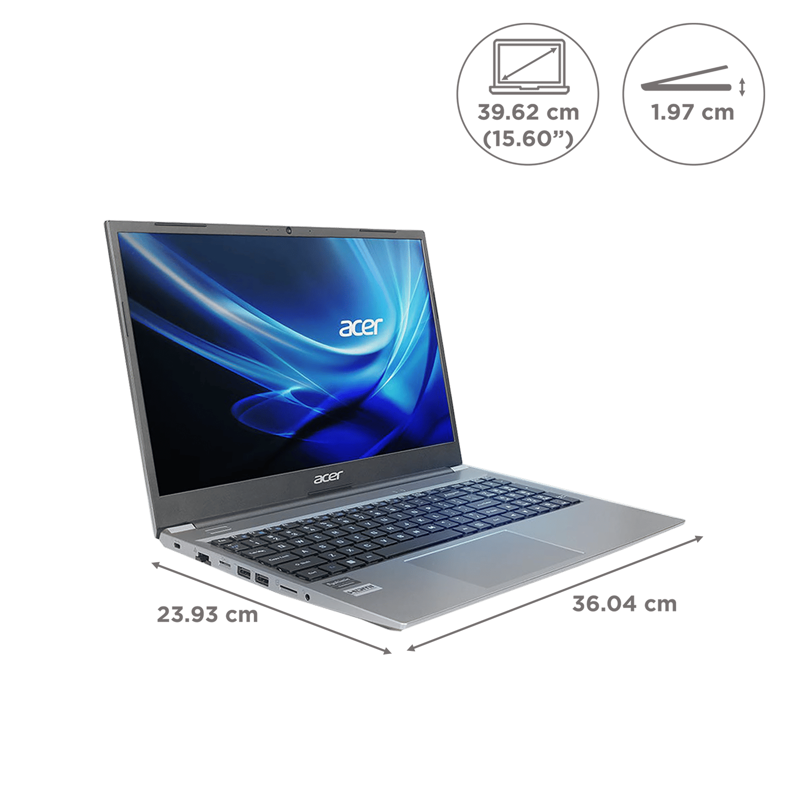 acer AL1541 AMD Ryen 7 Thin & Light Laptop (16GB, 512GB SSD, Windows 11 15.6 inch Full HD LED Backlit Display, MS Office 2021, Steel Gray, 1.59 KG) acer AL1541 AMD Ryen 7 Thin & Light Laptop (16GB, 512GB SSD, Windows 11 15.6 inch Full HD LED Backlit Display, MS Office 2021, Steel Gray, 1.59 KG)_2