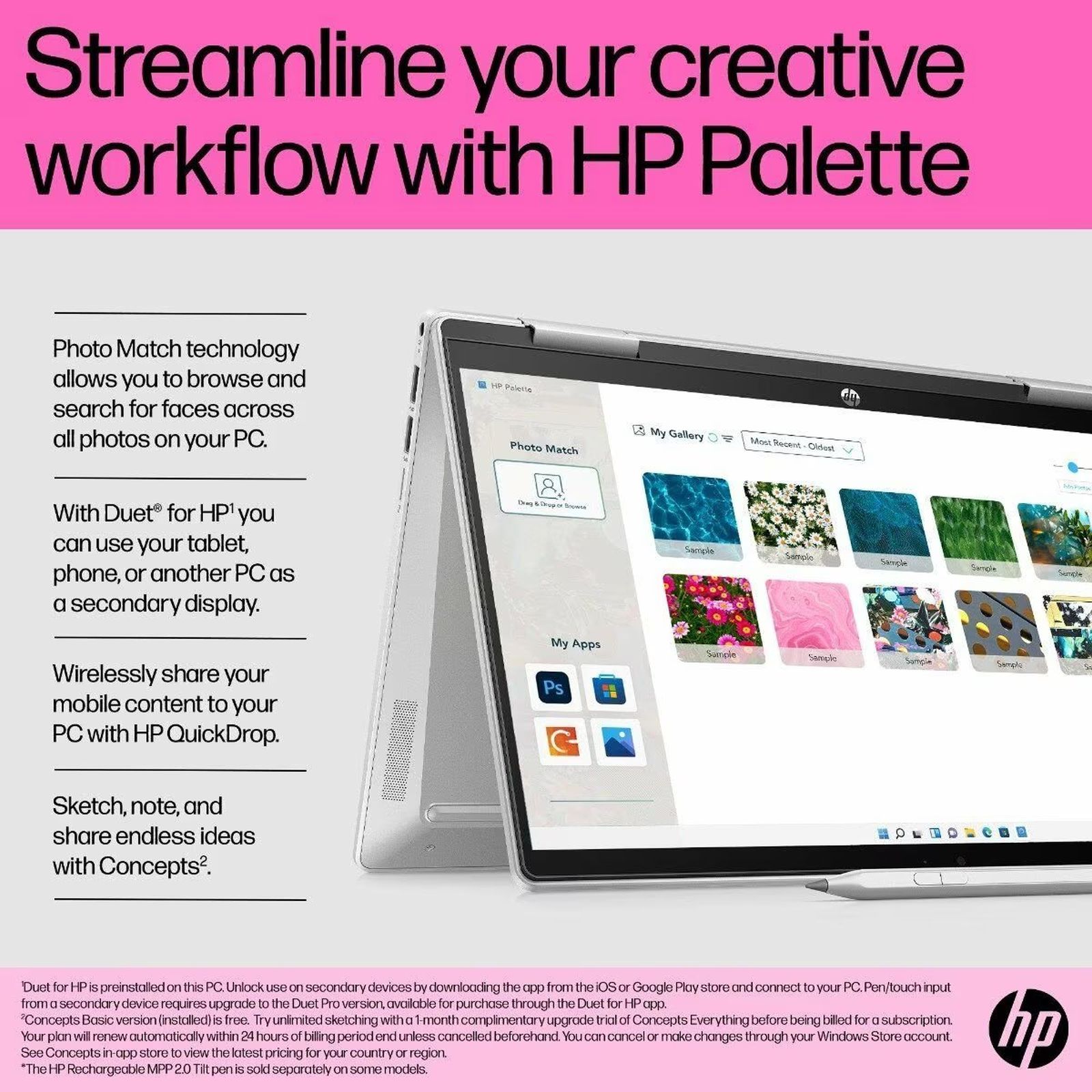 HP Pavilion X360 14 EK0183TU Intel Core i3 12th Gen Touchscreen 2-in-1 Laptop (8GB, 512GB SSD, Windows 11 Home, 14 inch Full HD IPS Display, MS Office 2021, Natural Silver, 1.51 KG)_14