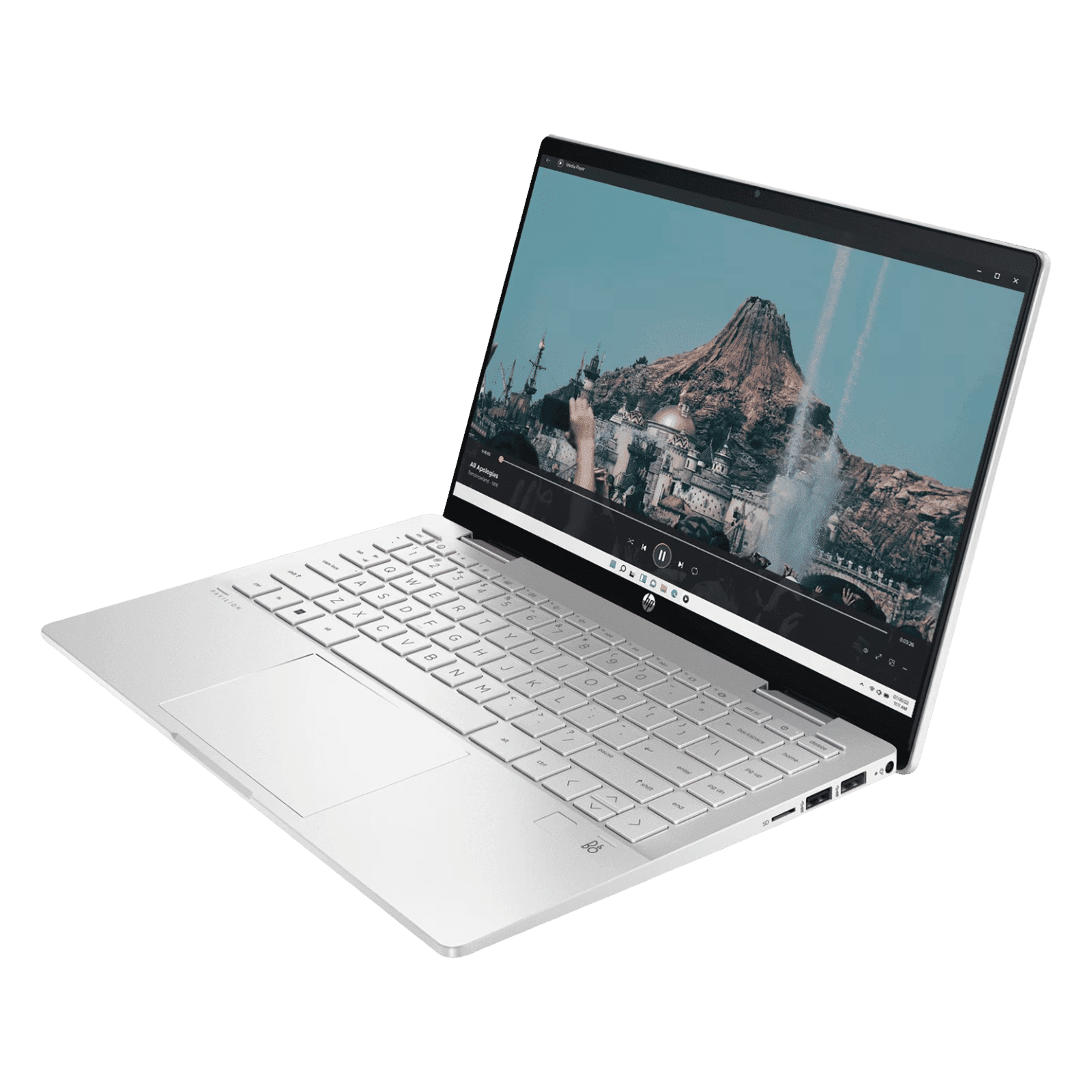 HP Pavilion X360 14 EK0183TU Intel Core i3 12th Gen Touchscreen 2-in-1 Laptop (8GB, 512GB SSD, Windows 11 Home, 14 inch Full HD IPS Display, MS Office 2021, Natural Silver, 1.51 KG)_4