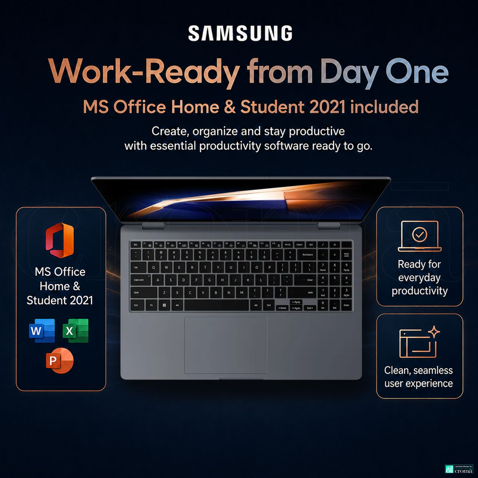 SAMSUNG Galaxy Book4 360 Intel Core Ultra 7 Touchscreen 2-in-1 Laptop (16GB, 512GB SSD, Windows 11 Home, 15.6 inch FHD AMOLED Display, MS Office 2021, Gray, 1.46 KG) SAMSUNG Galaxy Book4 360 Intel Core Ultra 7 Touchscreen 2-in-1 Laptop (16GB, 512GB SSD, Windows 11 Home, 15.6 inch FHD AMOLED Display, MS Office 2021, Gray, 1.46 KG)_6