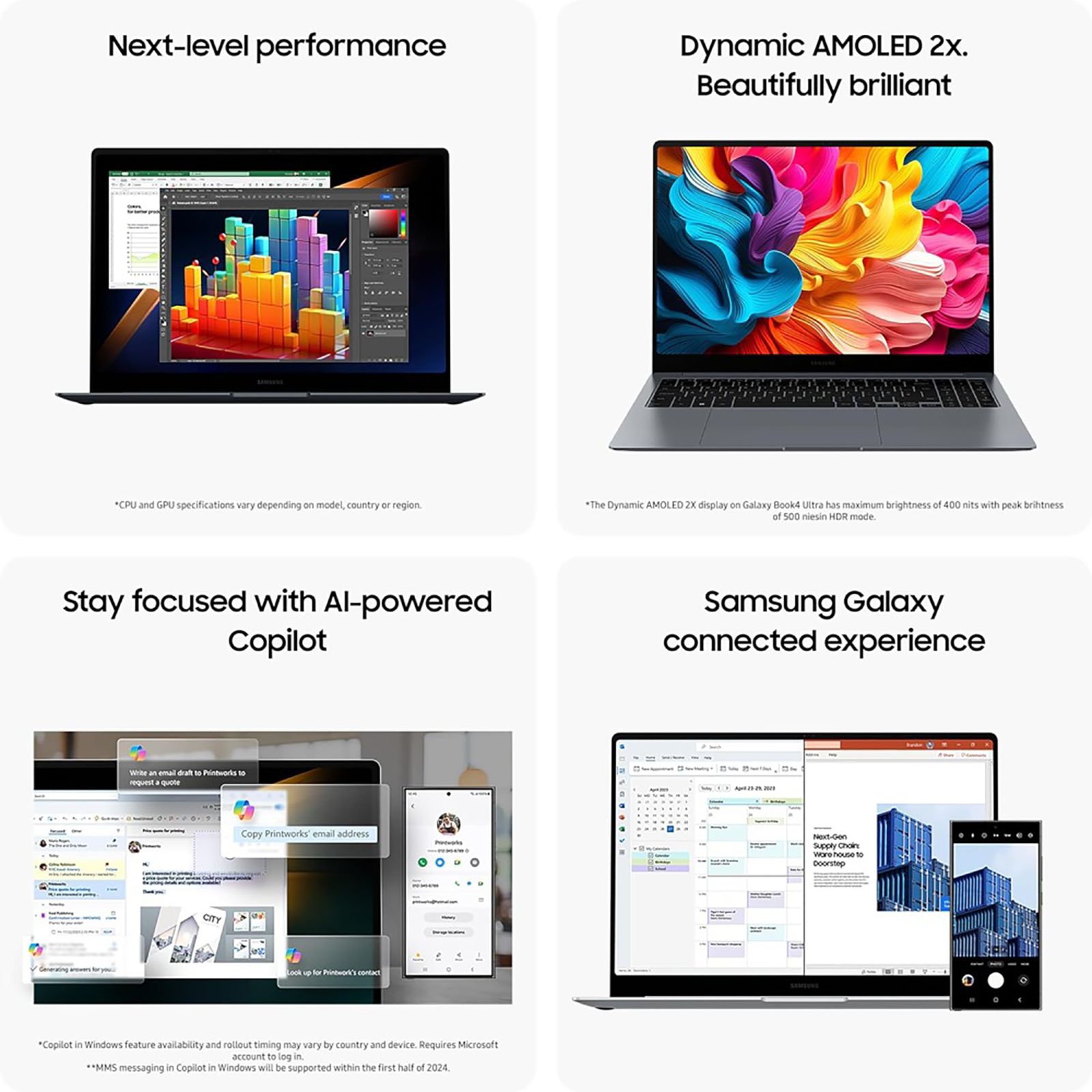 SAMSUNG Galaxy Book 4 Pro Intel Core Ultra 5 Touchscreen Thin and Lightweight Laptop (16GB, 512GB SSD, Windows 11 Home, 14 inch WQXGA Plus AMOLED Display, MS Office 2021, Platinum Silver, 1.23 KG) SAMSUNG Galaxy Book 4 Pro Intel Core Ultra 5 Touchscreen Thin and Lightweight Laptop (16GB, 512GB SSD, Windows 11 Home, 14 inch WQXGA Plus AMOLED Display, MS Office 2021, Platinum Silver, 1.23 KG)_10
