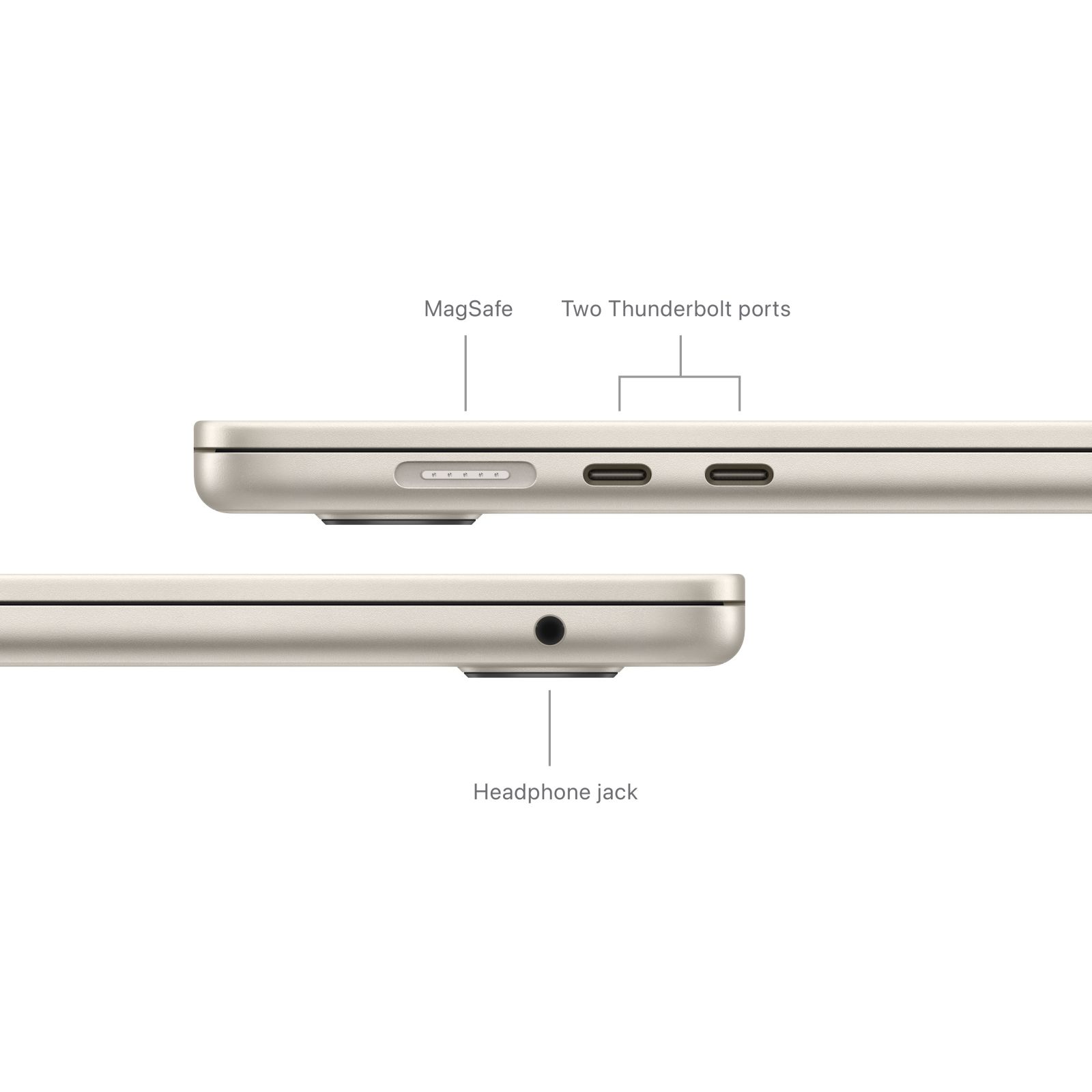 Apple MacBook Air (15.3 inch, M3, 16GB, 512GB, macOS, Starlight) Apple MacBook Air (15.3 inch, M3, 16GB, 512GB, macOS, Starlight)_2