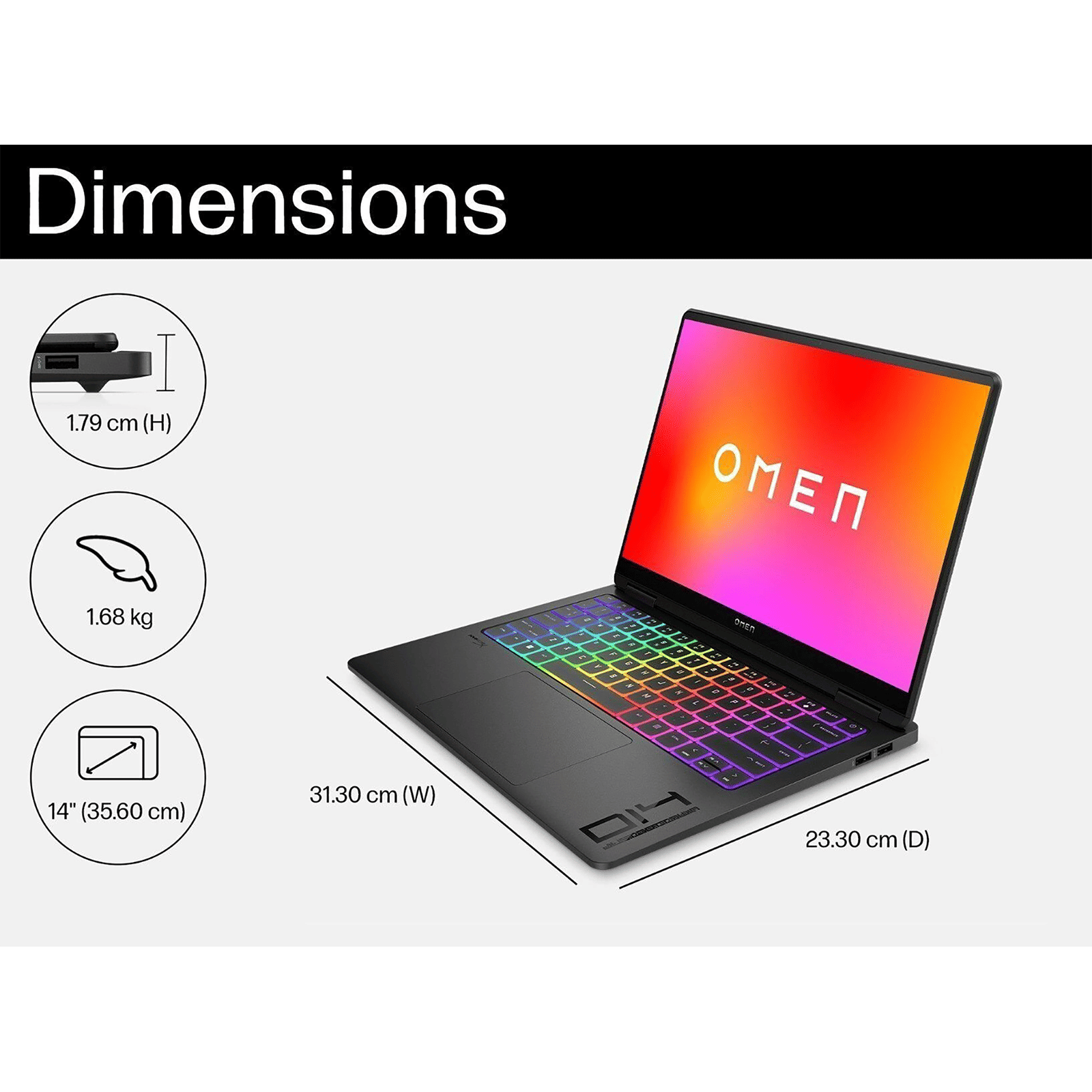HP Omen 14 fb0007TX Intel Core Ultra 7 Gaming Laptop (16GB, 1TB SSD, Windows 11 Home, 8GB Graphics, 14 inch 120 Hz OLED Display, NVIDIA GeForce RTX 4060, MS Office 365, Shadow Black Aluminum, 1.63 KG) HP Omen 14 fb0007TX Intel Core Ultra 7 Gaming Laptop (16GB, 1TB SSD, Windows 11 Home, 8GB Graphics, 14 inch 120 Hz OLED Display, NVIDIA GeForce RTX 4060, MS Office 365, Shadow Black Aluminum, 1.63 KG)_16